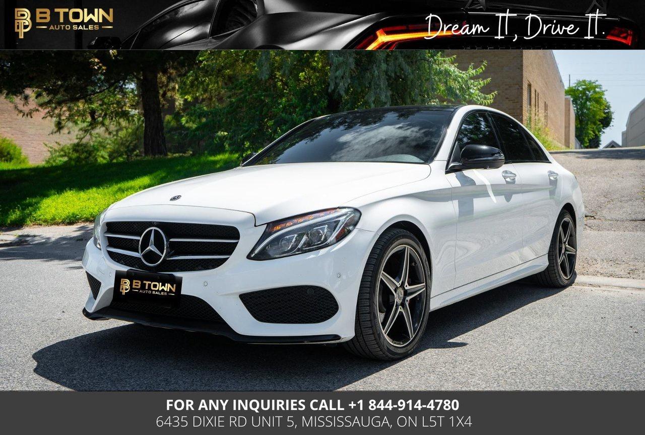 <span>Finished in </span><span>Black</span><span>, this <strong>2018 Mercedes-Benz C 300</strong> combines refined styling, premium comfort, and a smooth driving experience in a sophisticated luxury sedan.</span>




<span>Powered by a </span><span>2.0L Turbocharged 4-cylinder engine</span><span> paired with a </span><span>9-speed automatic transmission</span><span>, delivering responsive performance and excellent everyday drivability.</span>




<span>Key Features & Options:</span>

<ul>
<li><span>2.0L Turbocharged 4-Cylinder</span></li>
<li><span>9-Speed Automatic Transmission</span></li>
<li><span>Leather-Trimmed Interior</span></li>
<li><span>Heated Front Seats</span></li>
<li><span>Power Front Seats</span></li>
<li><span>Driver Memory Seat</span></li>
<li><span>Power Sunroof</span></li>
<li><span>Dual-Zone Climate Control</span></li>
<li><span>Mercedes-Benz Infotainment System</span></li>
<li><span>Bluetooth Connectivity</span></li>
<li><span>Backup Camera</span></li>
<li><span>Keyless Entry</span></li>
<li><span>Push-Button Start</span></li>
<li><span>Steering Wheel Mounted Controls</span></li>
<li><span>Automatic Headlights</span></li>
<li><span>Alloy Wheels</span></li>
</ul>
<strong>

At B-Town Auto Tricity, each vehicle undergoes a comprehensive inspection to ensure exceptional quality and performance. We proudly serve customers across the Greater Toronto Area and beyond, offering competitive financing, trade-ins, and nationwide shipping.</strong>




<strong>$999* FINANCING FEES APPLY.</strong>




<strong>Special Financing price: $19,888</strong>

<strong>Cash Price: $21,388</strong>




<strong>Thank you for choosing B-Town Auto Tricity.</strong>