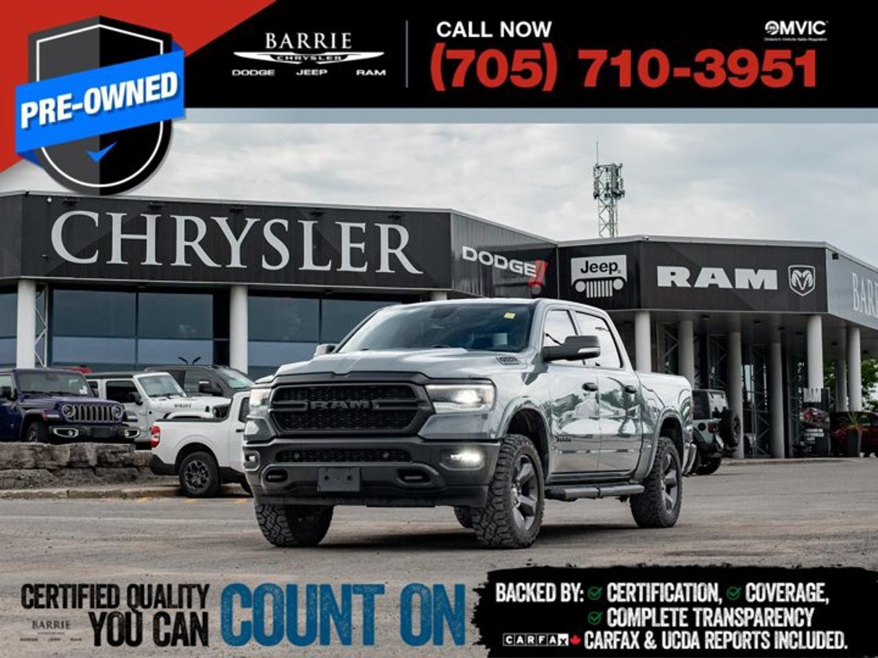 Big Horn 4x4 Crew Cab 57 Box, 8-Speed Automatic w/OD, Regular Gasoline V-8 5.7 L/345