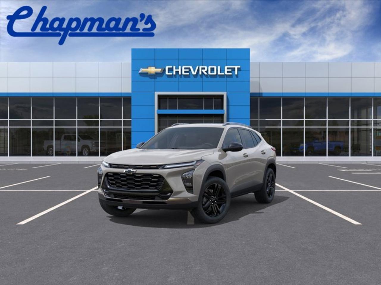 Meet the brand new 2026 Chevrolet Trax Fwd Activ, now at Chapman Chevrolet Buick GMC in Killarney. Finished in White with a Black interior, this compact SUV brings fresh style, smart packaging, and easy everyday driving. Its automatic transmission and 1.2L I3 gas engine deliver simple, efficient performance for city trips and weekend travel alike.

This 2026 Chevrolet Trax Fwd Activ stands out with a confident look and practical equipment that fits Canadian driving needs. The included sunroof adds extra light and fresh air, while the engine block heater helps support cold-weather starts. It is a smart choice for drivers who want value, comfort, and modern design in one versatile new SUV.

FEATURES OF THE Trax Fwd Activ
»» Unique Activ exterior styling details
»» Sunroof adds light and open feel
»» Engine block heater for winter starts
»» Compact SUV shape suits urban driving

ADVANCED SAFETY FEATURES
»» Rear vision camera aids reversing
»» Teen Driver system encourages safer habits
»» StabiliTrak helps maintain steady control
»» Tire pressure monitoring supports awareness

PERFORMANCE AND EFFICIENCY
»» 1.2L turbocharged three-cylinder gas engine
»» Automatic transmission for easy daily driving
»» Front-wheel drive supports efficient operation
»» Compact size helps city manoeuvrability

COMFORT AND CONVENIENCE
»» Sunroof brightens the cabin nicely
»» Four doors allow easy passenger access
»» Compact dimensions simplify parking tasks
»» Engine block heater helps cold mornings

TECHNOLOGY AND CONNECTIVITY
»» Clear driver information display layout
»» User-friendly controls support quick learning
»» Modern cabin design feels intuitive
»» Practical interface suits daily routines

CARGO SPACE
»» Rear cargo area suits daily errands
»» Flexible layout supports mixed-use hauling
»» Wide opening helps loading convenience
»» Compact SUV versatility adds usefulness

WHAT OTHER OWNERS LIKE
»» Easy driving in busy urban areas
»» Good use of interior space
»» Comfortable ride for daily commuting
»» Modern styling with practical value

The 2026 Chevrolet Trax Fwd Activ is well suited to drivers who want a new SUV that feels easy to own and easy to enjoy. Its compact footprint makes it simple to park and manoeuvre, while the elevated ride height and useful cargo area add everyday flexibility for shopping, commuting, and family use.

At Chapman Chevrolet Buick GMC in Killarney, this new Chevrolet offers the right mix of efficiency, smart design, and useful features. The White exterior gives it a clean, fresh look, and the Black interior keeps the cabin timeless and easy to maintain. If you want a stylish and practical new SUV with a sunroof and engine block heater, this Trax deserves a close look.

This 2026 Chevrolet Trax Fwd Activs VIN is: KL77LKE29TC160177.