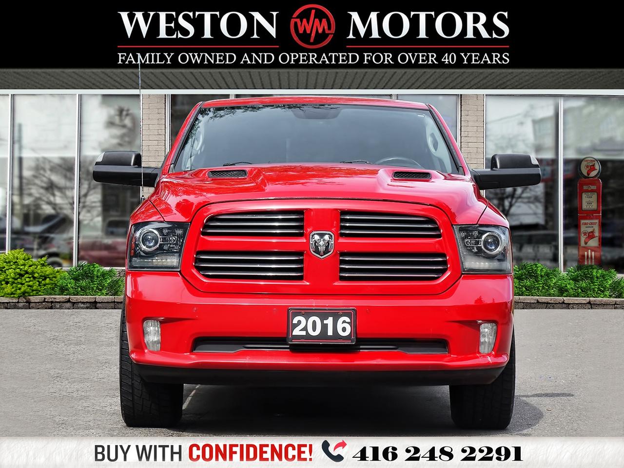 2016 RAM 1500 SPORT*HEMI*5.7L*LEATHER*4WD*SUNROOF*BLUETOOTH Photo