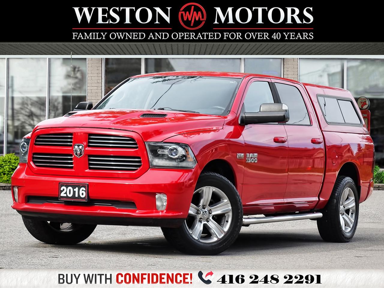 2016 RAM 1500 SPORT*HEMI*5.7L*LEATHER*4WD