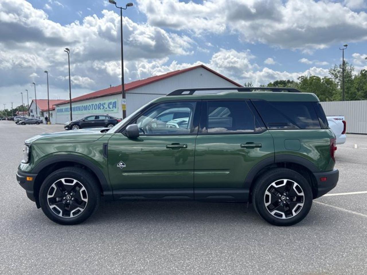 // ACCIDENT FREE!! //<br /><br />Meet the 2023 Ford Bronco Sport Outer Banks 4x4, a compact SUV built for Canadian roads, changing weather, and busy daily life. This used model at Haldimand Motors Ltd. in Cayuga blends comfort, confidence, and smart utility in one well-rounded package.<br /><br />Finished in Green with a Brown interior, this 2023 Ford Bronco Sport Outer Banks 4x4 has a clean, upscale look with a rugged Ford attitude. Its 4-door layout makes entry easy for passengers, while the practical SUV shape gives you the flexibility families and commuters want.<br /><br />Power comes from a 1.5-litre gas engine paired with an 8-speed automatic transmission. With 83,871 km on the odometer, this 4WD Bronco Sport Outer Banks 4x4 is ready to keep serving with composed road manners, useful traction, and the everyday ease drivers expect from Ford.<br /><br />FEATURES OF THE Bronco Sport Outer Banks 4x4 | No Accidents | Heated Steering Wheel<br /><br />   Heated steering wheel for cold mornings<br />   Four-wheel drive for added traction<br />   Navigation system helps guide every trip<br />   Adaptive cruise control adds highway ease<br /><br />ADVANCED SAFETY FEATURES<br /><br />   Backup camera helps with reverse parking<br />   Blind spot monitor boosts lane awareness<br />   Lane departure warning adds extra confidence<br />   Side and head airbags enhance protection<br /><br />PERFORMANCE AND EFFICIENCY<br /><br />   1.5-litre gas engine balances daily efficiency<br />   8-speed automatic supports smooth acceleration<br />   Four-wheel drive improves traction year-round<br />   Stability control helps maintain composed handling<br /><br />COMFORT AND CONVENIENCE<br /><br />   Heated front seats add winter comfort<br />   Dual-zone climate control aids cabin comfort<br />   Memory seat settings suit shared driving<br />   Push button start simplifies every departure<br /><br />TECHNONOLGY AND CONNECTIVITY<br /><br />   Apple CarPlay keeps apps within reach<br />   Android Auto supports easy phone integration<br />   Bluetooth integration enables hands-free communication<br />   WiFi hotspot helps keep passengers connected<br /><br />CARGO SPACE<br /><br />   Rear trunk access makes loading easier<br />   SUV design supports versatile daily hauling<br />   Four doors improve passenger and cargo access<br />   Useful rear space suits errands well<br /><br />AWARDS & RECOGNITIONS<br /><br />   Top Safety Pick, Insurance Institute for Highway Safety, 2023<br /><br />WHAT OTHER OWNERS LIKE<br /><br />   Easy-to-drive size for urban travel<br />   Comfortable ride quality on longer trips<br />   Useful cargo area for daily needs<br />   Confident all-weather traction from four-wheel drive<br /><br />Inside, this 2023 Ford Bronco Sport Outer Banks 4x4 offers a cabin that feels welcoming and practical. You get heated front seats, a heated steering wheel, dual-zone automatic climate control, front air conditioning, power windows, tinted windows, and an auto-dimming rearview mirror for added day-to-day comfort.<br /><br />Driver-focused details help make each trip easier. This 2023 Ford Bronco Sport Outer Banks 4x4 includes power steering, an adjustable steering wheel, steering wheel audio controls, cruise control, adaptive cruise control, a driver power seat, passenger power seat, driver lumbar support, and memory settings for the seat and mirrors.<br /><br />Technology is another strong point. This 2023 Ford Bronco Sport Outer Banks 4x4 comes with navigation, satellite radio, Bluetooth integration, Apple CarPlay, Android Auto, and a WiFi hotspot. These features help you stay informed, entertained, and connected whether you are commuting, travelling, or running errands.<br /><br />Safety and visibility are well covered too. This 2023 Ford Bronco Sport Outer Banks 4x4 is equipped with ABS, stability control, driver and passenger airbags, side impact airbags, head side airbags, child safety locks, a passenger airbag sensor, tire pressure monitoring, automatic headlights, fog lights, and LED headlamps.<br /><br />Convenience features round out the package with real value. This 2023 Ford Bronco Sport Outer Banks 4x4 also includes heated mirrors, electric mirrors, automatic door locks, rear window defroster, illuminated driver and passenger vanity mirrors, leather steering wheel, ambient lighting, and a spare tire.<br /><br />For drivers who want SUV versatility, winter-ready traction, and a smart list of comfort and tech features, this Ford is easy to like. Visit Haldimand Motors Ltd. in Cayuga to see how well this Bronco Sport fits your lifestyle.<br /><br />This 2023 Ford Bronco Sport Outer Banks 4x4 | No Accidents | Heated Steering Wheels VIN is: 3FMCR9C68PRD76068.<br /><br />WHY CHOOSE US? <br /><br />Honest & Transparent Buying Experience: Weve been a trusted name in business since 1984.<br /><br />STRAIGHTFORWARD PRICING:<br />Our Advertised Price Includes:<br />>>Safety Certification (No separate fee!)<br />>>30-Day 100% Mechanical Warranty<br />>>FREE Carfax History Report.<br />>>No upcharge for paying cash.<br />(Prices Exclude HST and Licensing Fees only.)<br /><br />>>Browse 300+ vehicles all in ONE LOCATION<br /><br />EASY FINANCING: Great rates & open loans<br /><br />WE BUY CARS: Get Top Dollar for your trade-in, or sell us your vehicle for CASH! Even if you dont buy from us!<br /><br />STOP BY TODAY<br />Treat yourself - stop by Haldimand Motors Ltd. located at 42 Talbot St E, Cayuga, ON N0A 1E0 to make this car yours today!<br /><br />https://www.haldimandmotors.com/used/stock-461157.html
