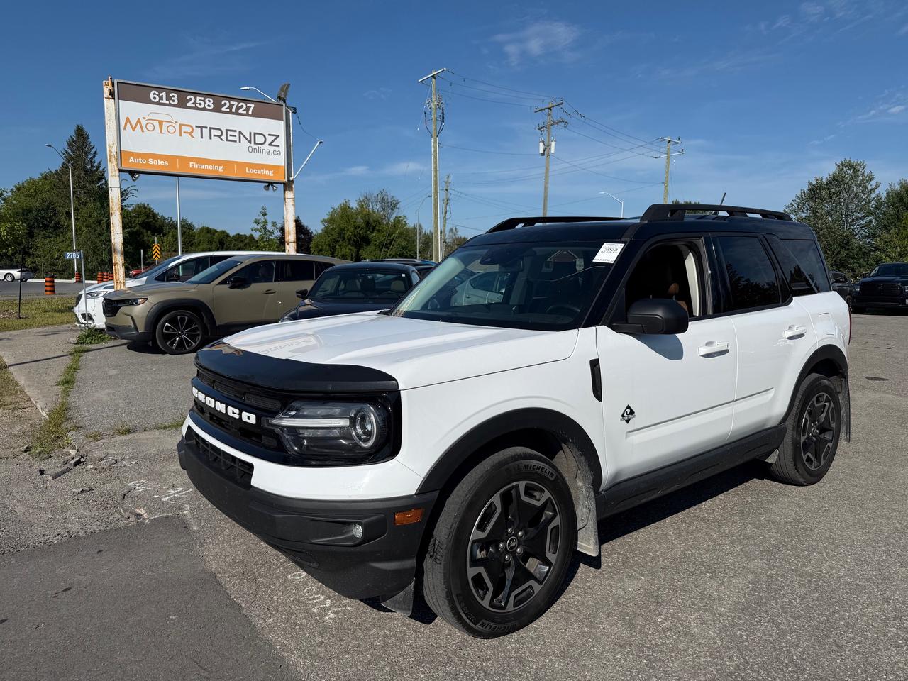 Used 2023 Ford Bronco Sport Outer Banks Brown Leather! Heated Steering! for sale in Kemptville, ON