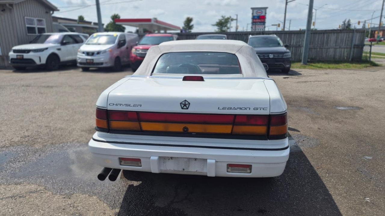 1993 Chrysler LeBaron AS IS, CONVERTIBLE, DRIVES GREAT, ORIGINAL Photo3