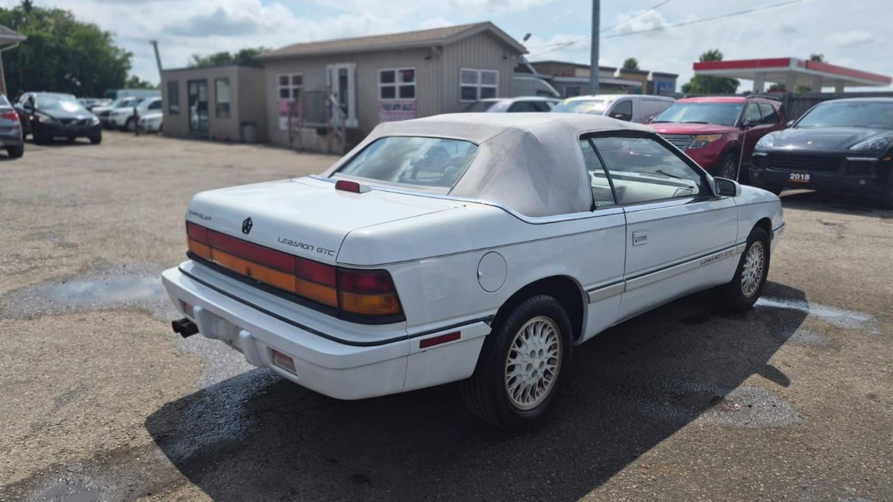 1993 Chrysler LeBaron AS IS, CONVERTIBLE, DRIVES GREAT, ORIGINAL Photo4