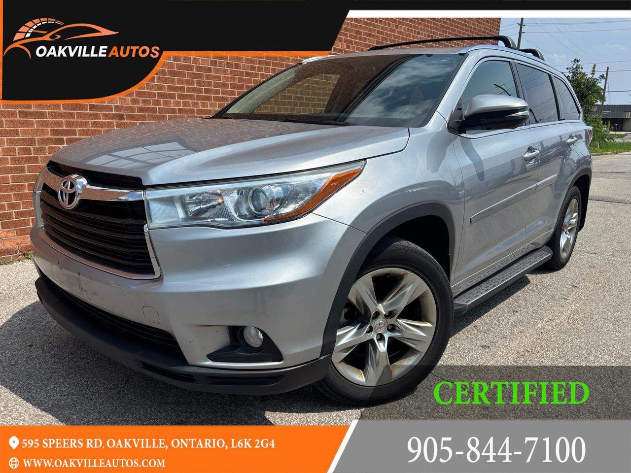 Used 2015 Toyota Highlander Limited AWD 4dr for sale in Oakville, ON