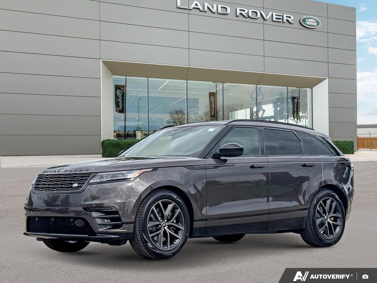 The 2026 Range Rover Velar P250 Belgravia Edition pairs a sophisticated Charente Grey exterior finish with exclusive styling touches, unique dark agate wheels, and upgraded standard amenities. Inside, its serene Cloud interior provides a modern, high-contrast aesthetic that complements the vehicles minimalist luxury and advanced Pivi Pro technology.
The 2026 Range Rover Velar Belgravia Edition in Charente Grey Premium Metallic is a refined SUV that blends sophisticated design with serious capability. Fitted with the Dynamic Handling Pack, Cold Climate Pack, and a Meridian Sound System, this Velar is optioned exactly the way discerning drivers want it  not just a base spec, but a thoughtfully equipped machine ready for everything Winnipegs roads demand.

- Dynamic Handling Pack included  upgraded suspension tuning for sharper, more responsive driving dynamics
- Cold Climate Pack equipped  ideal for Manitoba winters with enhanced thermal comfort features
- Distinctive 20 Style 1089 Diamond Turned Dark Agate wheels paired with the exclusive Charente Grey Premium Metallic finish
- Pivi Pro 11.4 touchscreen with connected navigation, real-time traffic, Apple CarPlay, Android Auto, and an included data plan
- Meridian Sound System with 12 speakers and a 400W amplifier for an immersive audio experience
- 14-Way Heated Front Seats with Driver Memory, Heated Leather Steering Wheel, and Cloud interior trim with contrast stitching
- Comprehensive driver assistance suite: Adaptive Cruise Control with Steering Assist, Blind Spot Assist, Driver Monitoring, Lane Keep Assist, and Aerial View Camera System
- Power panoramic sunroof, Head-Up Display, and Powered Gesture Tailgate for everyday convenience

With only 25 km on the odometer, this is a brand-new 2026 Velar ready for its first owner. Visit Land Rover Winnipeg at winnipeglandrover.com to reserve this vehicle, start your purchase online, or book a test drive with one of our product specialists  were here to make the process straightforward and enjoyable.
At Land Rover Winnipeg, we dont just sell vehicles; we deliver an exceptional ownership experience with your new Land Rover:

- Exclusive Perks: Enjoy on-brand loaners and rental vehicles during your scheduled service appointments.

- Convenience at Your Door: Benefit from our Land Rover Valet concierge service for hassle-free vehicle servicing.

- Keep It Clean: Complimentary washes with every service visit.

- Luxurious Comfort: Visit our state-of-the-art facility with full coffee service and premium amenities.

- Expert Care: Our Land Rover-trained technicians are dedicated to the longevity and performance of your vehicle.

Dont see exactly what youre looking for in our new or pre-owned inventory? Let our team locate it for you!

Visit us today or call for a personalized experience:

Phone: 204-452-8030
Website: winnipeglandrover.com  

Dealer Permit #0112
Dealer permit #0112