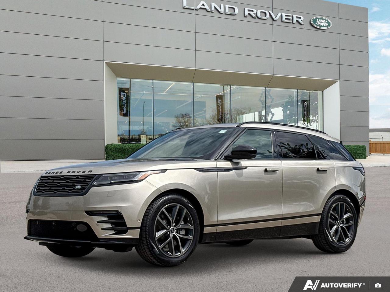 The 2026 Range Rover Velar P250 Belgravia Edition pairs a striking Batumi Gold metallic exterior with a refined, minimalist Ebony interior. Powered by a turbocharged 2.0-liter engine, this luxury SUV delivers a smooth, contemporary blend of standout styling and everyday performance.
The 2026 Range Rover Velar Belgravia Edition is a rare combination of refined luxury and purposeful performance. Finished in striking Batumi Gold Premium Metallic with an Ebony interior, this example includes the Dynamic Handling Pack, Cold Climate Pack, and Powered Gesture Tailgate  making it one of the most comprehensively equipped Velars available today.

- Batumi Gold Premium Metallic exterior with 20 Style 1089 Diamond Turned Dark Agate wheels  a distinctive, low-volume colour and wheel pairing
- Dynamic Handling Pack for sharper, more engaging driving dynamics on any road
- Cold Climate Pack with 14-way heated front seats with driver memory, heated leather steering wheel, and dual-zone automatic climate control
- Powered Gesture Tailgate for effortless access  no hands required
- Pivi Pro connected infotainment with 11.4 touchscreen, Android Auto, Apple CarPlay, and Meridian Sound System with 12 speakers and 400W amplifier
- Head-Up Display, adaptive cruise control with steering assist, and a full aerial view camera system for confident driving in all conditions
- Comprehensive driver safety suite including blind spot assist, rear traffic monitor, lane keep assist, and front collision mitigation
- AWD with 2.0L turbocharged I4 (247HP), 8-speed automatic with paddle shifters, and only 25 km on the odometer

This Velar is in stock now at Land Rover Winnipeg. Visit winnipeglandrover.com to reserve it, start your purchase online, or book a test drive  and contact us directly with any questions.
At Land Rover Winnipeg, we dont just sell vehicles; we deliver an exceptional ownership experience with your new Land Rover:

- Exclusive Perks: Enjoy on-brand loaners and rental vehicles during your scheduled service appointments.

- Convenience at Your Door: Benefit from our Land Rover Valet concierge service for hassle-free vehicle servicing.

- Keep It Clean: Complimentary washes with every service visit.

- Luxurious Comfort: Visit our state-of-the-art facility with full coffee service and premium amenities.

- Expert Care: Our Land Rover-trained technicians are dedicated to the longevity and performance of your vehicle.

Dont see exactly what youre looking for in our new or pre-owned inventory? Let our team locate it for you!

Visit us today or call for a personalized experience:

Phone: 204-452-8030
Website: winnipeglandrover.com  

Dealer Permit #0112
Dealer permit #0112