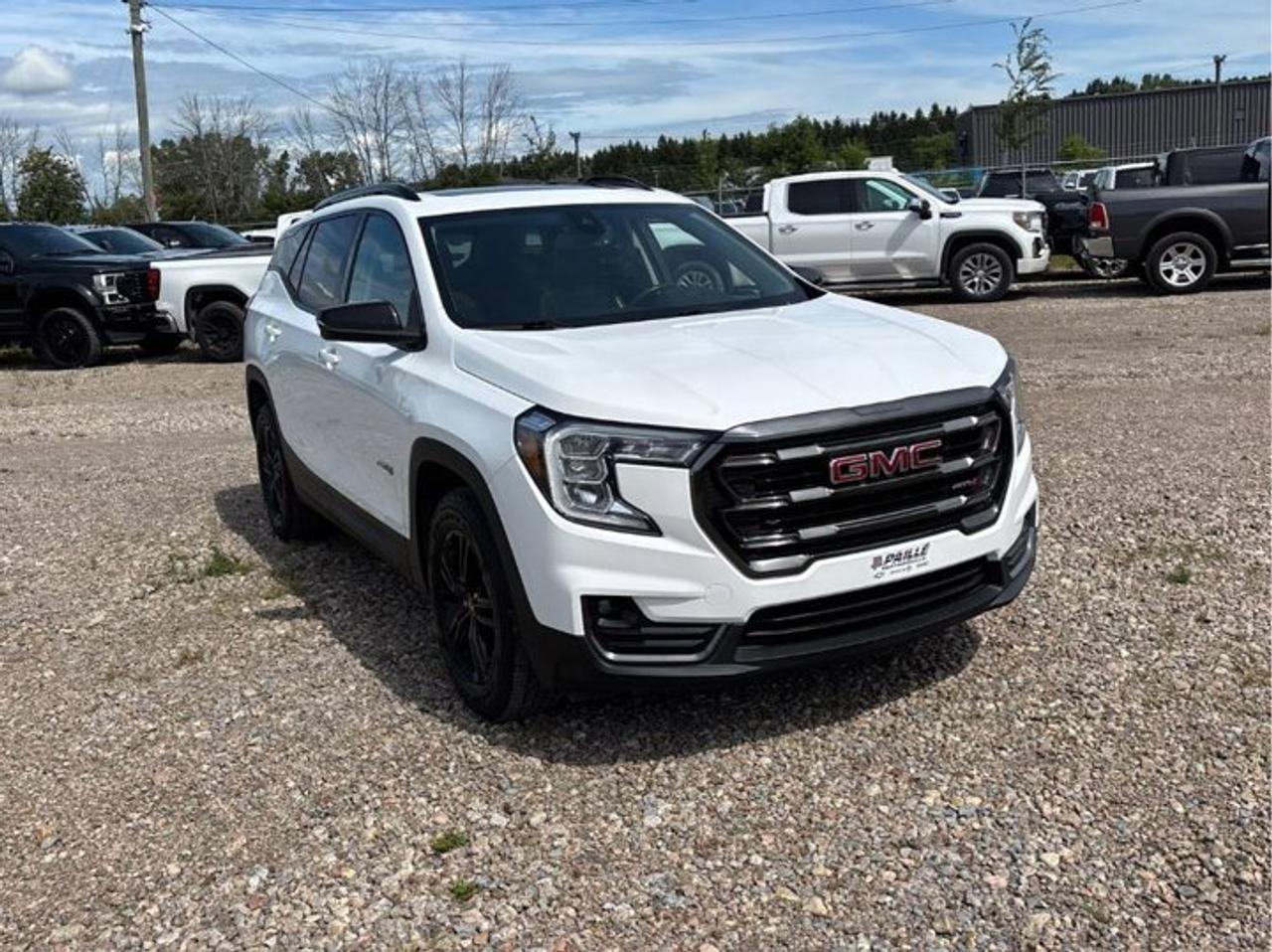 Check out this certified 2022 GMC Terrain AT4 | Leather | Sunroof | Heated Wheel + Seats | Remote Start | Power Seat | Rear Camera | and More!. Its Automatic transmission and 1.5L engine will keep you going. This GMC Terrain comes equipped with these options: Sunroof, Reverse Camera, Remote Start, Leather, Heated Steering Wheel, Air Conditioning, Heated Seats, Tilt Steering Wheel, Steering Radio Controls, and Power Windows. Stop by and visit us at Mark Wilsons Better Used Cars, 5055 Whitelaw Road, Guelph, ON N1H 6J4.MASSIVE SELECTION: 500+ vehicles in ONE LOCATION, all Live Market Priced for the best value!STRAIGHTFORWARD & TRANSPARENT PRICING: Our Advertised Price INCLUDES:Safety Certification! (No separate certification fee upcharge).FREE Carfax History Report!NO upcharge for paying cash!CONFIDENCE & PEACE OF MIND: 30-Day/3,000 km Warranty INCLUDED! Plus a 5-Day Exchange Privilege!*EASY FINANCING: Better-than-bank rates, $0 Down, and 3 Months No Payments available OAC. BAD CREDIT APPROVED HERE!WE BUY CARS: Get Top Dollar for your trade, or sell us your vehicle for CASH even if you dont buy ours!www.shopwilsons.comAn Honest, Transparent Buying Experience. Trusted in business since 1961!(Cash Prices Exclude HST and Licensing Fees only.)