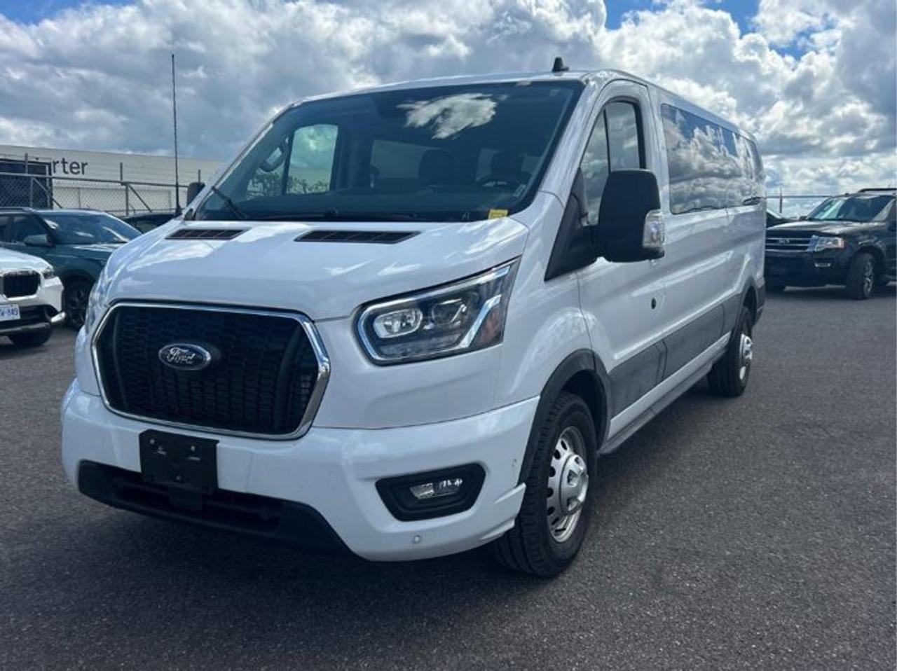 Check out this certified 2023 Ford Transit Passenger Wagon XLT Passenger Wagon 148 Low Roof AWD | 11 Passenger | Running Board (Psgr Side) | and More !. Its Automatic transmission and 3.5 L engine will keep you going. This Ford Transit Passenger Wagon features the following options: Reverse Camera, Air Conditioning, Tilt Steering Wheel, Steering Radio Controls, Power Windows, Power Locks, Traction Control, Power Mirrors, AWD, and ENGINE: 3.5L PFDI V6 FLEX-FUEL -inc: port injection and auto start-stop technology (STD). Stop by and visit us at Mark Wilsons Better Used Cars, 5055 Whitelaw Road, Guelph, ON N1H 6J4.MASSIVE SELECTION: 500+ vehicles in ONE LOCATION, all Live Market Priced for the best value!STRAIGHTFORWARD & TRANSPARENT PRICING: Our Advertised Price INCLUDES:Safety Certification! (No separate certification fee upcharge).FREE Carfax History Report!NO upcharge for paying cash!CONFIDENCE & PEACE OF MIND: 30-Day/3,000 km Warranty INCLUDED! Plus a 5-Day Exchange Privilege!*EASY FINANCING: Better-than-bank rates, $0 Down, and 3 Months No Payments available OAC. BAD CREDIT APPROVED HERE!WE BUY CARS: Get Top Dollar for your trade, or sell us your vehicle for CASH even if you dont buy ours!www.shopwilsons.comAn Honest, Transparent Buying Experience. Trusted in business since 1961!(Cash Prices Exclude HST and Licensing Fees only.)