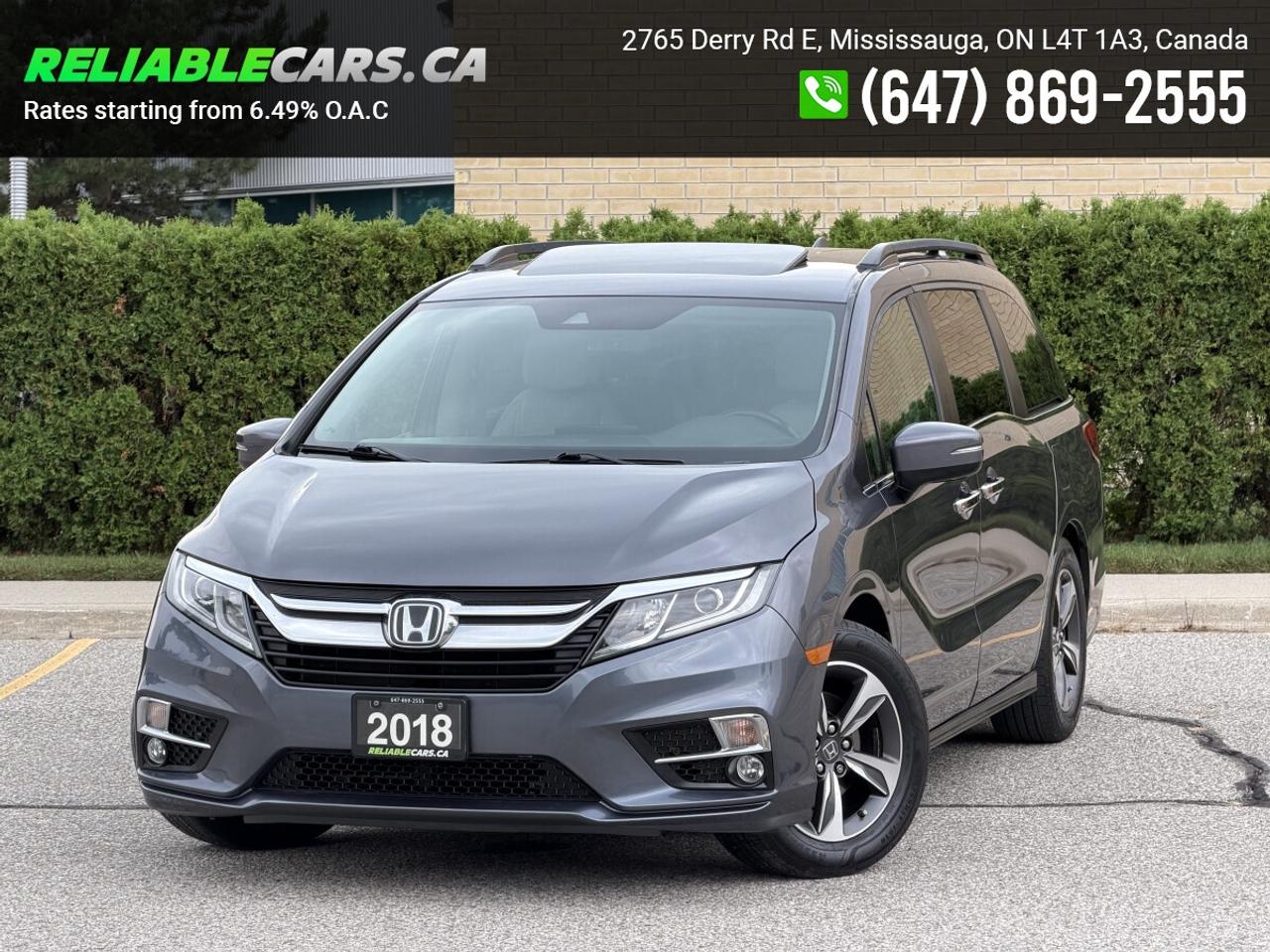 2018 Honda Odyssey EX-L | No-Accident | Pwr Doors | Leather | Loaded Photo