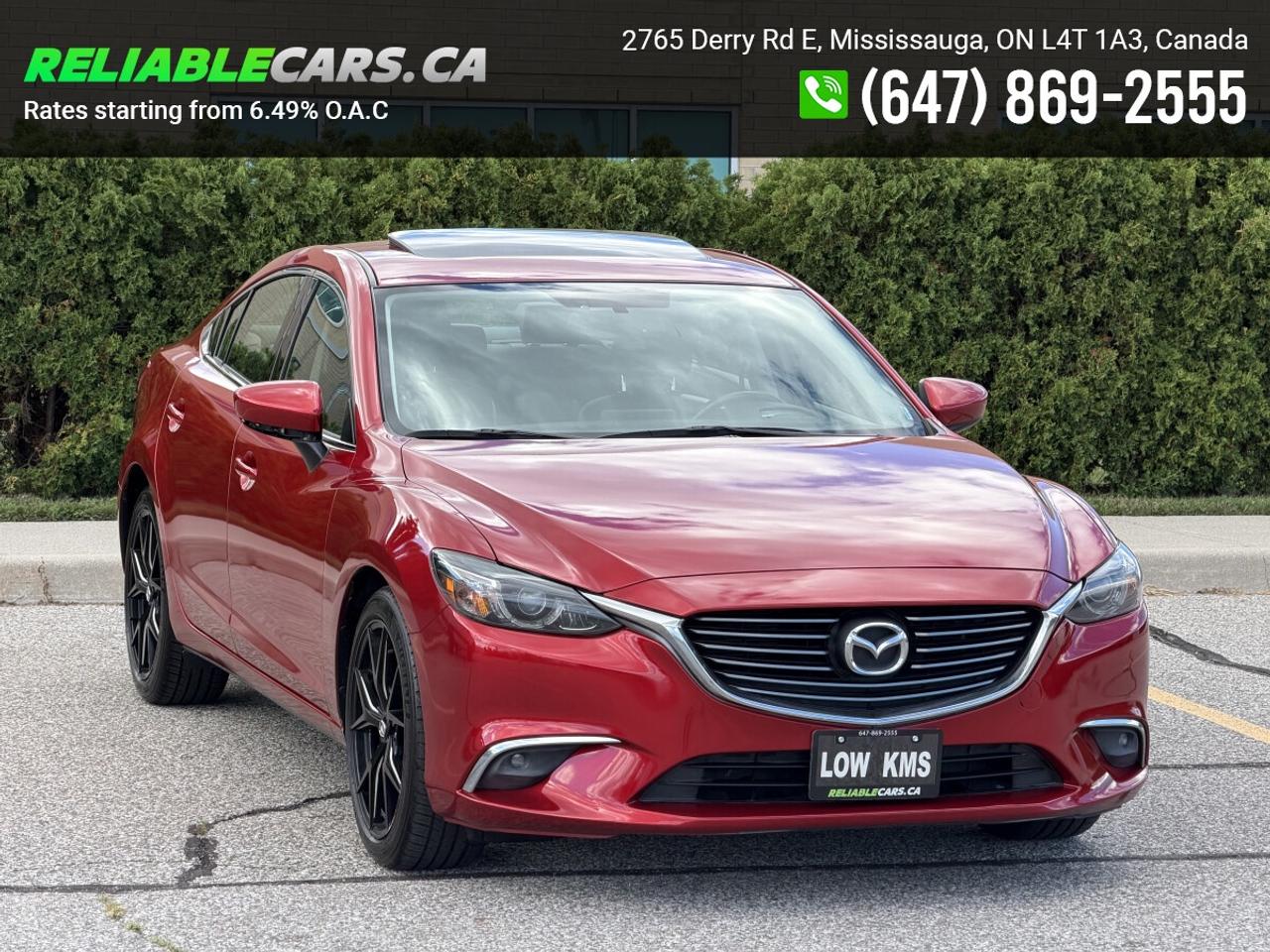 2016 Mazda MAZDA6 GT | No-Accident | Leather | Sunroof | Loaded | He Photo
