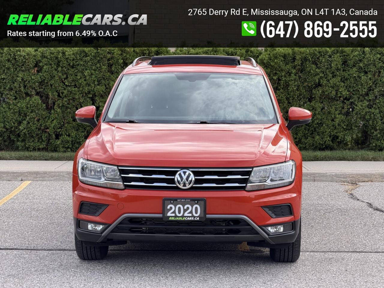 2020 Volkswagen Tiguan COMFORTLINE | AWD | 7 Seater | Sunroof | Leather Photo