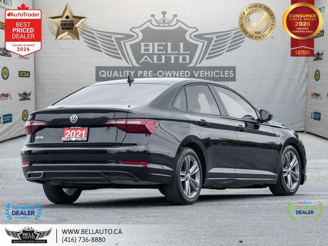 2021 Volkswagen Jetta Highline R-Line Manual   SUNROOF   B.CAM   LTHR   NOACCIDENT Photo