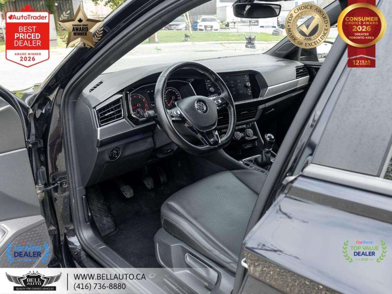 2021 Volkswagen Jetta Highline R-Line Manual   SUNROOF   B.CAM   LTHR   NOACCIDENT Photo