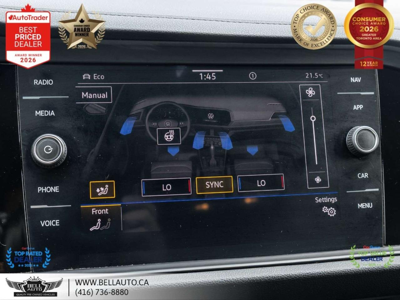 2021 Volkswagen Jetta Highline R-Line Manual   SUNROOF   B.CAM   LTHR   NOACCIDENT Photo