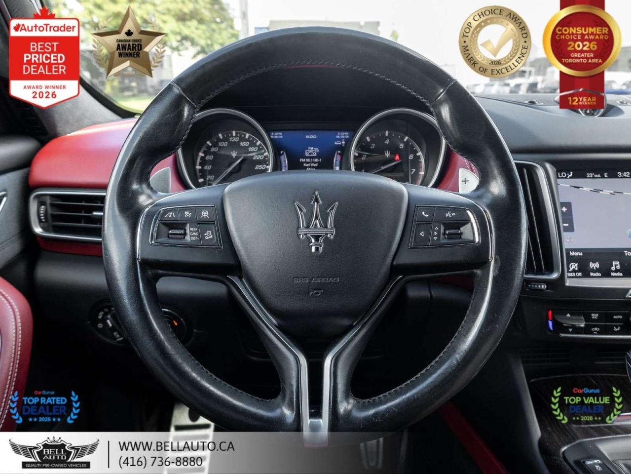 2019 Maserati Levante GranLusso   NAVI   360CAM   PANO   REDLTHR   HARMAN   NOACCIDENT Photo