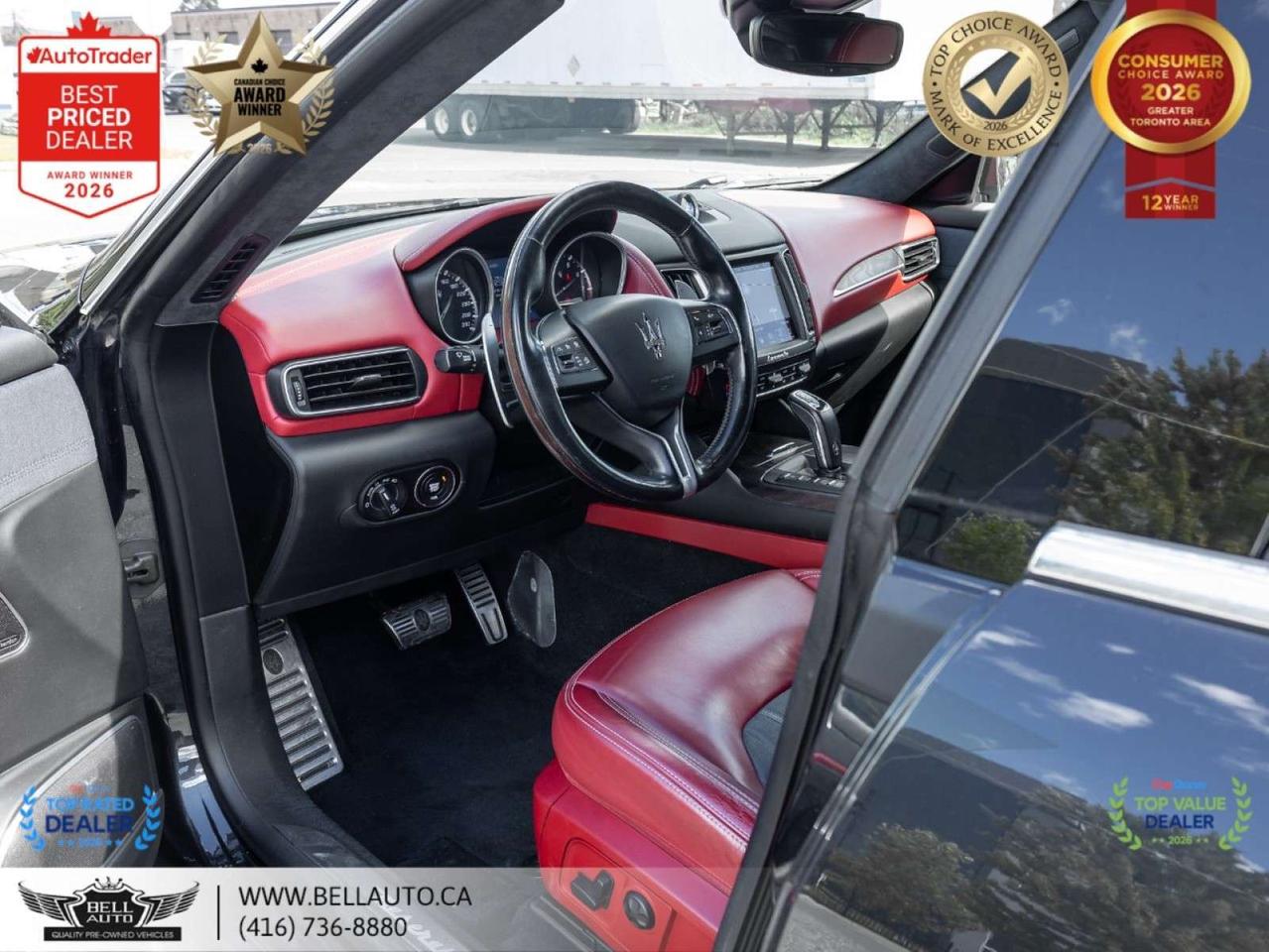 2019 Maserati Levante GranLusso   NAVI   360CAM   PANO   REDLTHR   HARMAN   NOACCIDENT Photo