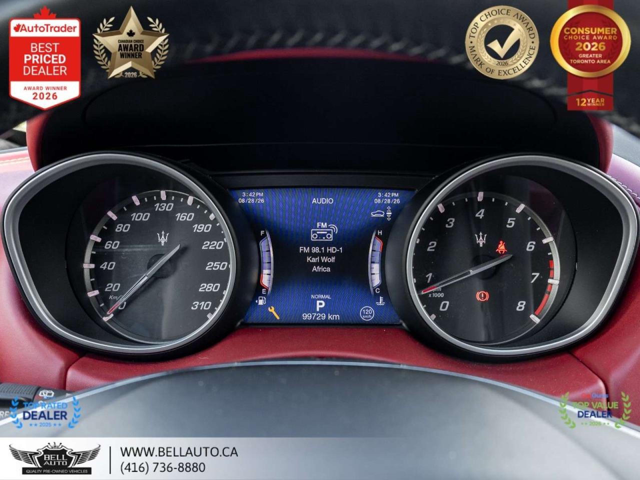 2019 Maserati Levante GranLusso   NAVI   360CAM   PANO   REDLTHR   HARMAN   NOACCIDENT Photo