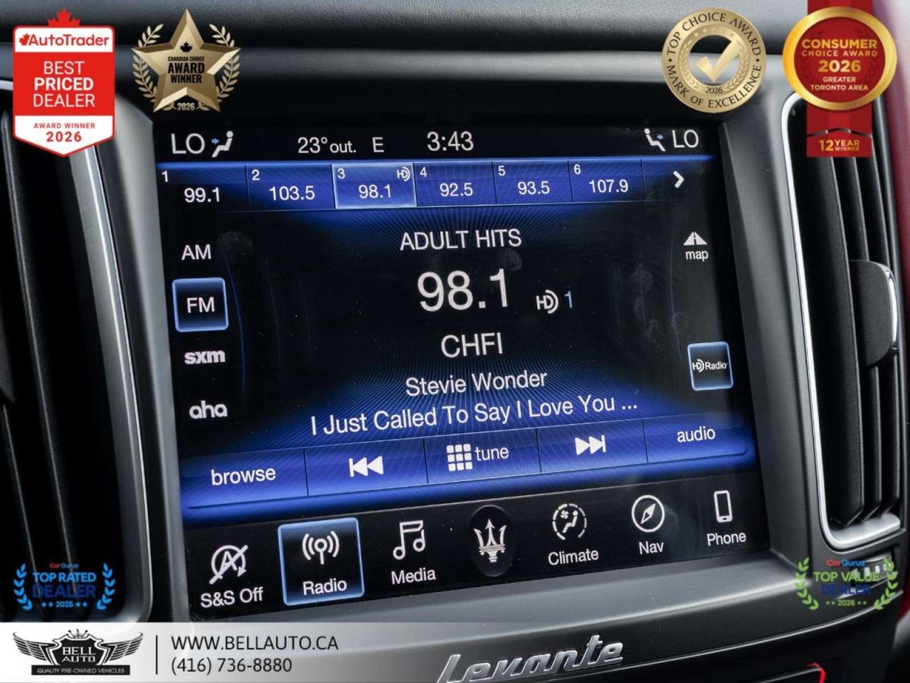 2019 Maserati Levante GranLusso   NAVI   360CAM   PANO   REDLTHR   HARMAN   NOACCIDENT Photo