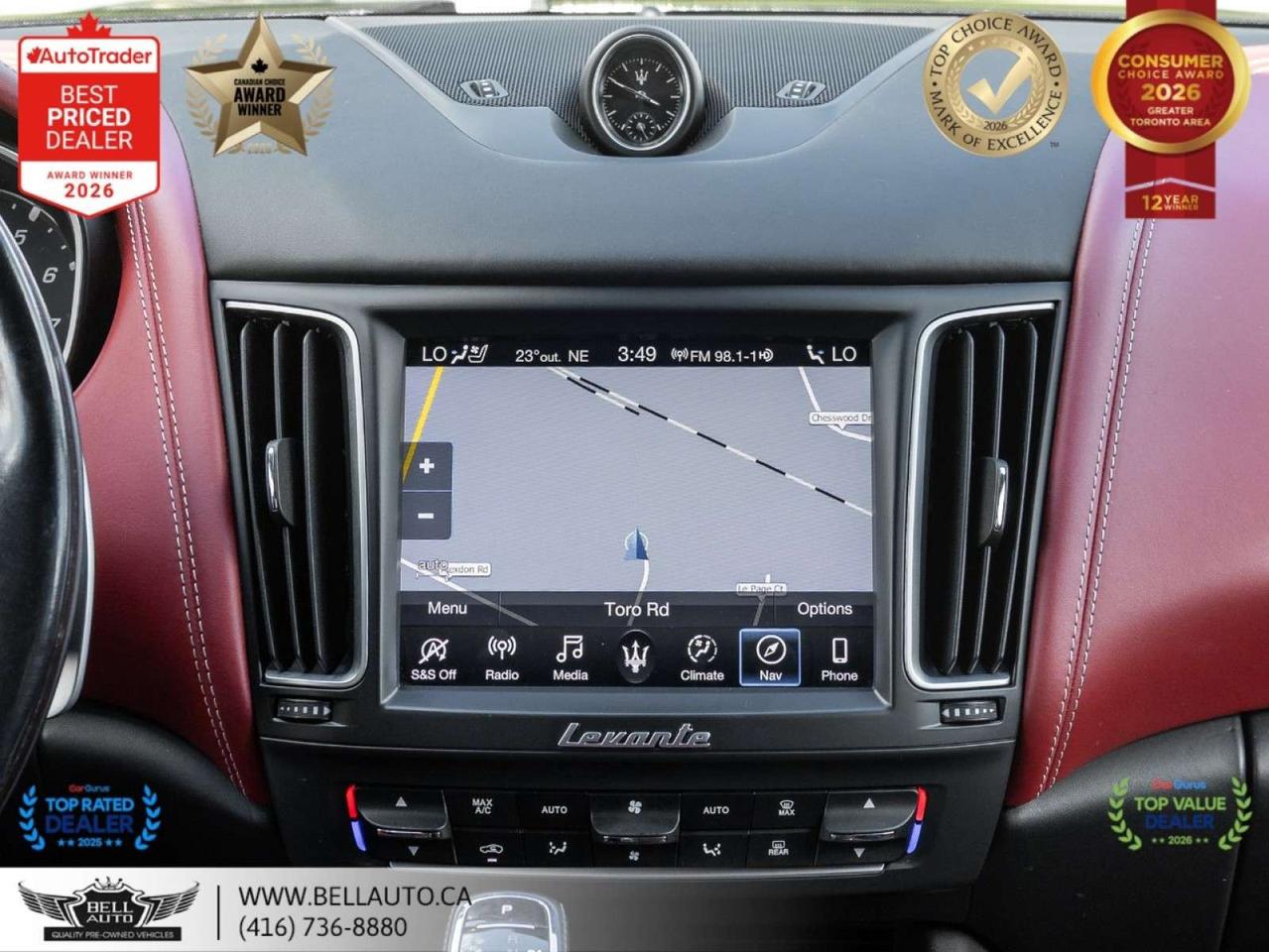 2019 Maserati Levante GranLusso   NAVI   360CAM   PANO   REDLTHR   HARMAN   NOACCIDENT Photo