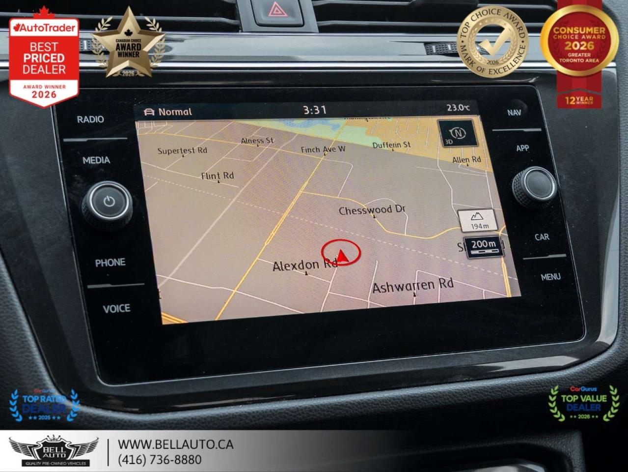 2019 Volkswagen Tiguan Comfortline   7PASS   NAVI   B.CAM   NOACCIDENT Photo3
