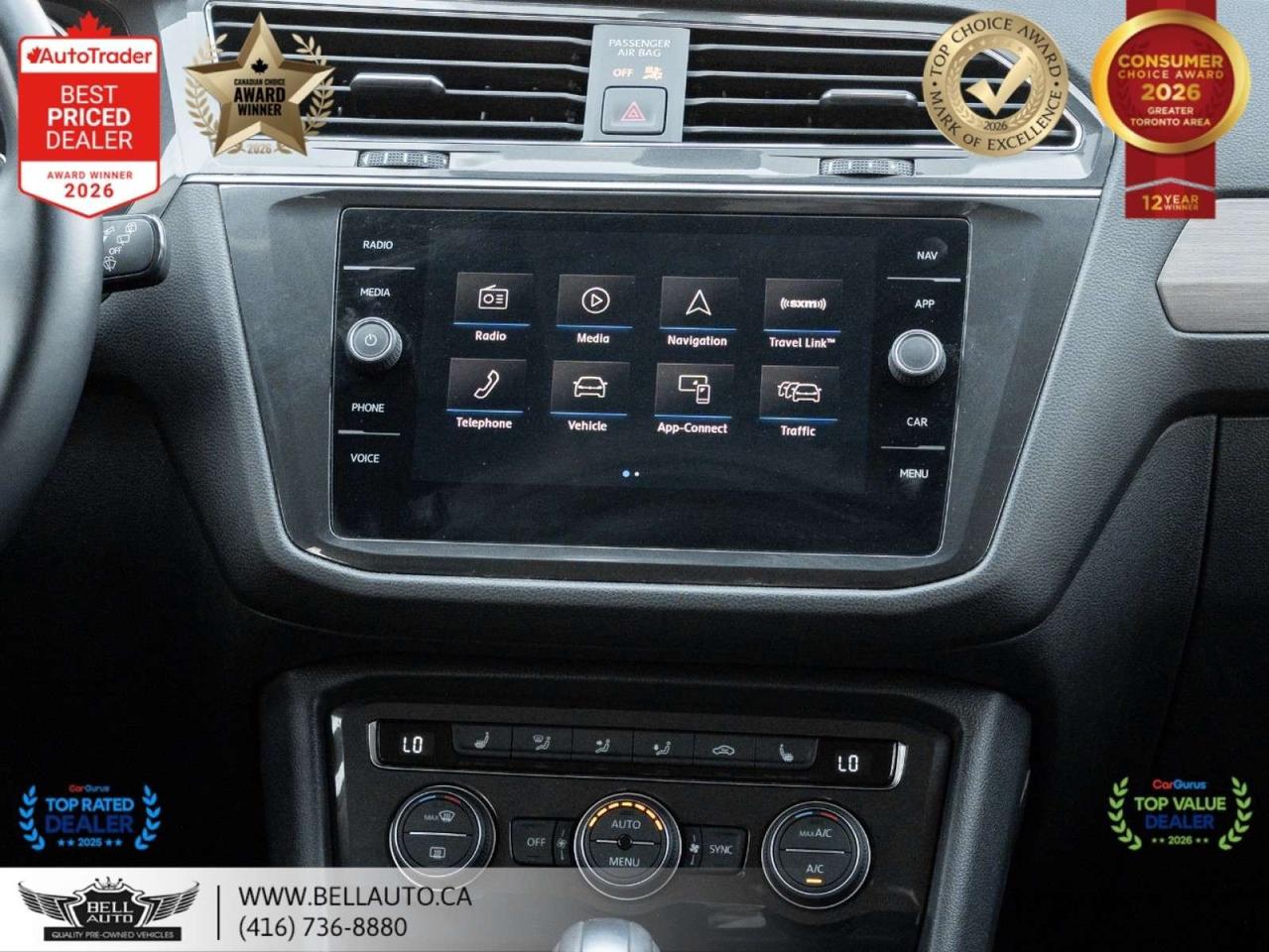 2019 Volkswagen Tiguan Comfortline   7PASS   NAVI   B.CAM   NOACCIDENT Photo