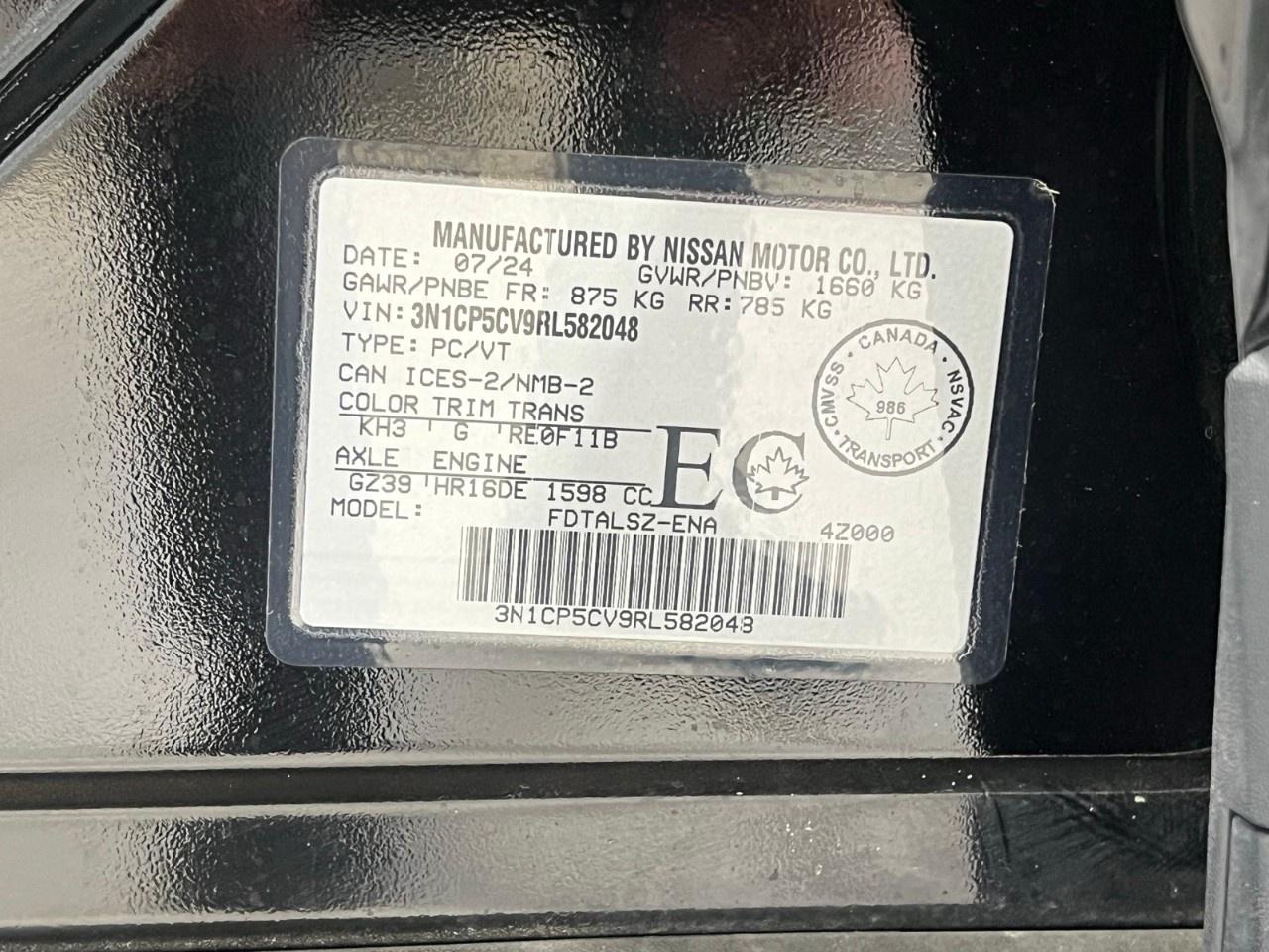 2024 Nissan Kicks SV FWD Photo
