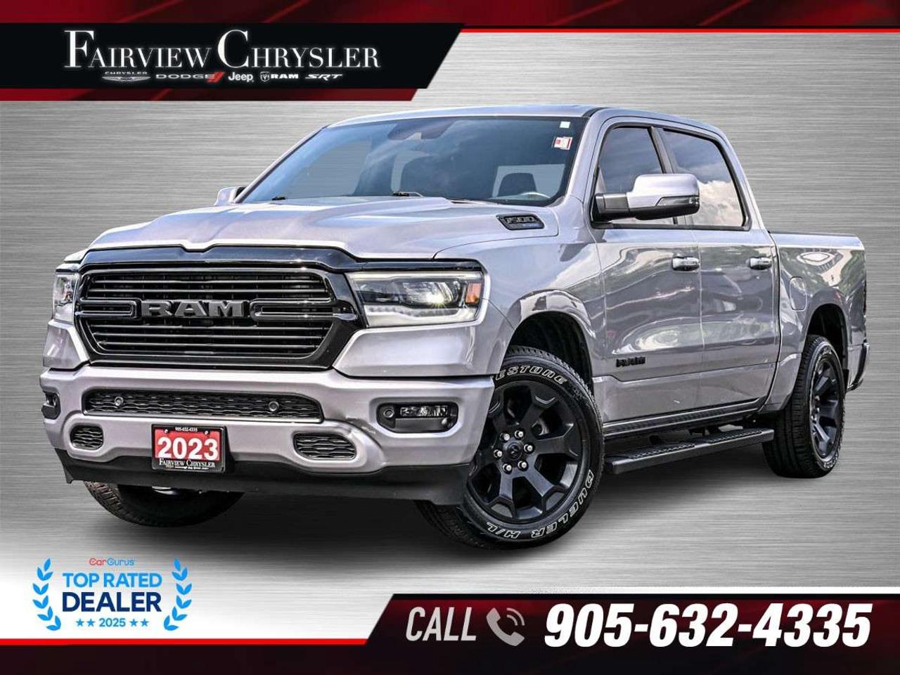2023 RAM 1500 Sport 4x4 Crew Cab 5'7 Box DUAL PANO ROOF   LEATHER   NIGHT EDITION   REMOTE START   HEATED SEATS Photo