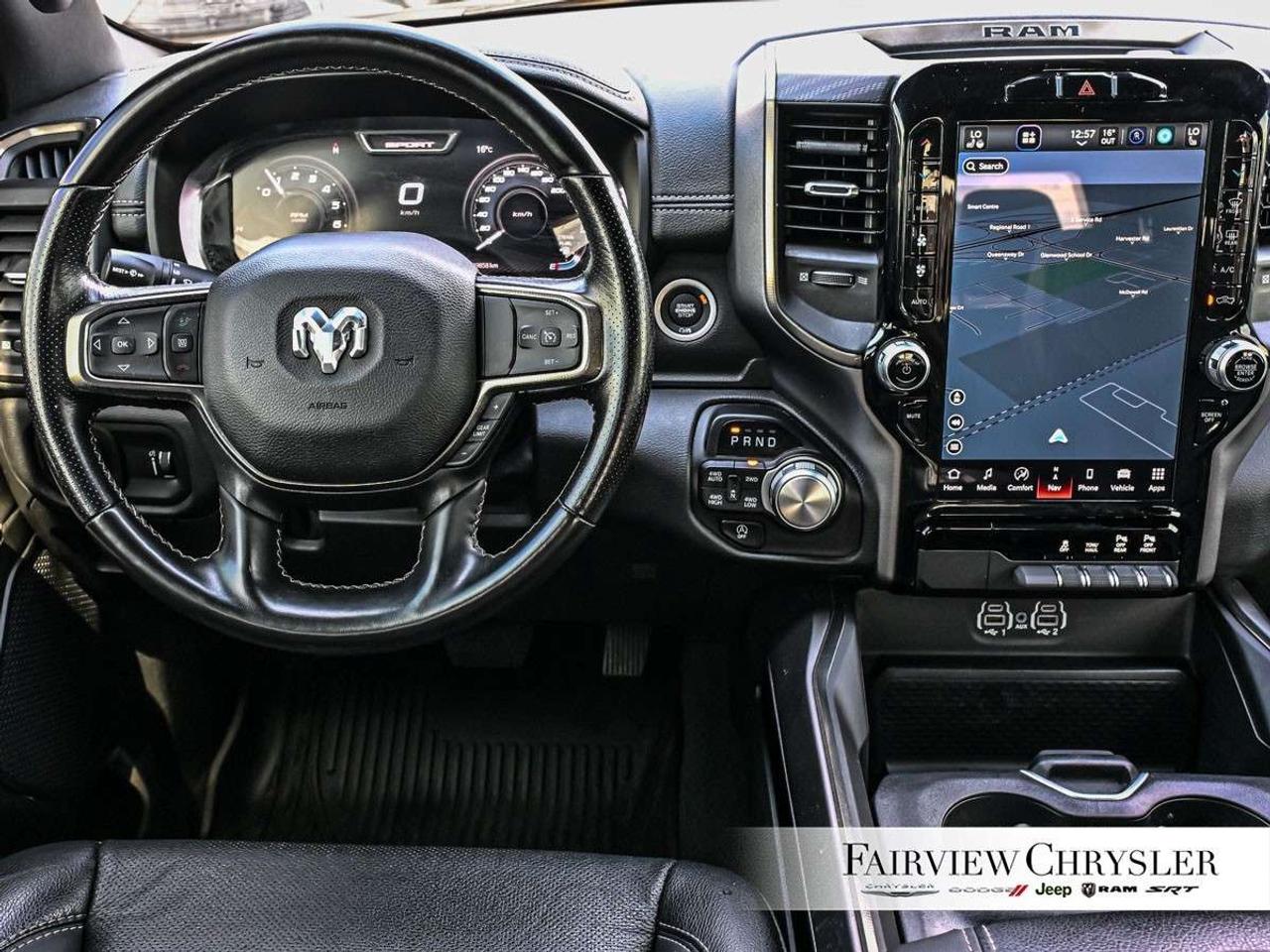 2023 RAM 1500 Sport 4x4 Crew Cab 5'7 Box DUAL PANO ROOF   LEATHER   NIGHT EDITION   REMOTE START   HEATED SEATS Photo