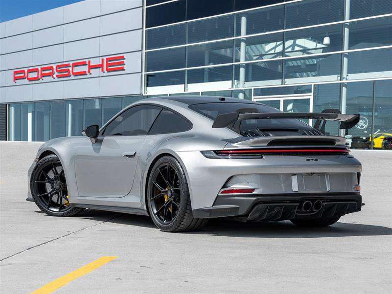 2022 Porsche 911 GT3 Coupe Existing Warranty Until June 2028 Porsche Ceramic Composite Brakes (PCCB) with Calipers in Photo