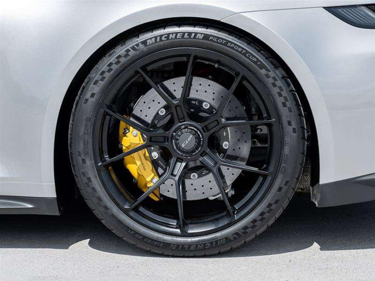 2022 Porsche 911 GT3 Coupe Existing Warranty Until June 2028 Porsche Ceramic Composite Brakes (PCCB) with Calipers in Photo