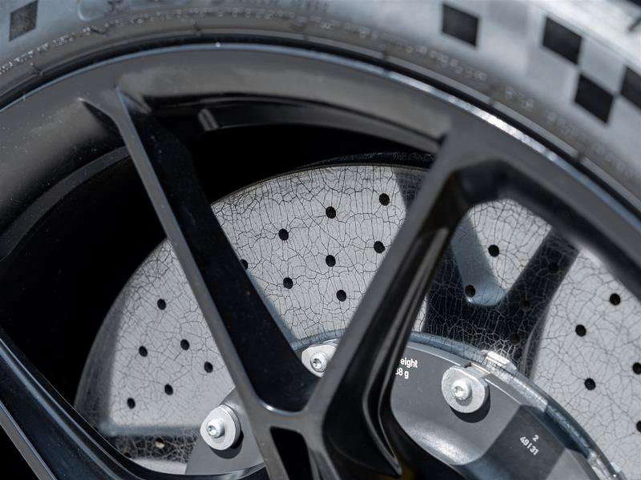2022 Porsche 911 GT3 Coupe Existing Warranty Until June 2028 Porsche Ceramic Composite Brakes (PCCB) with Calipers in Photo