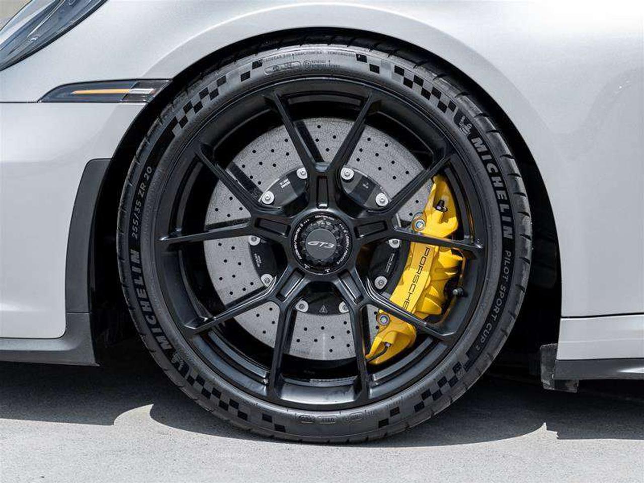 2022 Porsche 911 GT3 Coupe Existing Warranty Until June 2028 Porsche Ceramic Composite Brakes (PCCB) with Calipers in Photo