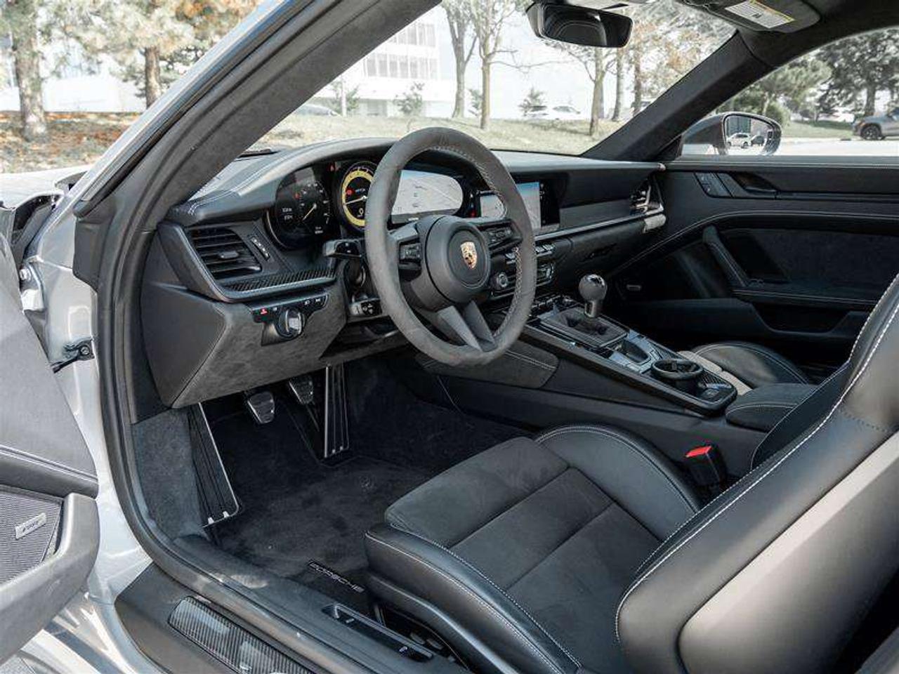 2022 Porsche 911 GT3 Coupe Existing Warranty Until June 2028 Porsche Ceramic Composite Brakes (PCCB) with Calipers in Photo