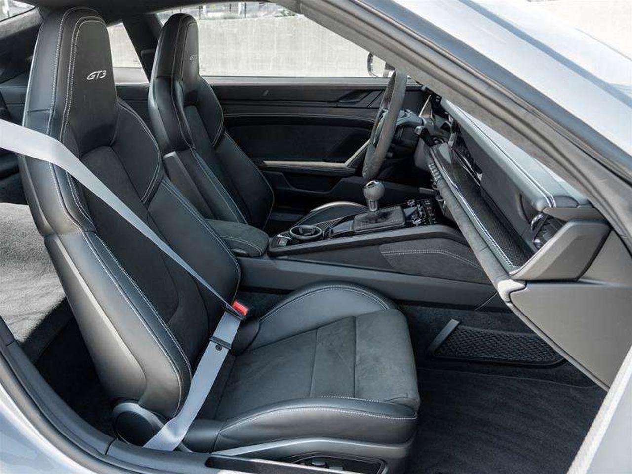 2022 Porsche 911 GT3 Coupe Existing Warranty Until June 2028 Porsche Ceramic Composite Brakes (PCCB) with Calipers in Photo