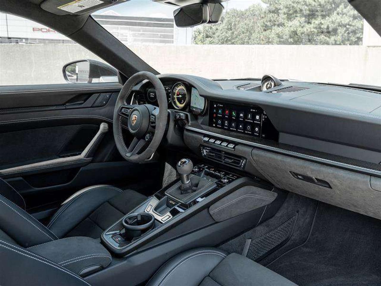 2022 Porsche 911 GT3 Coupe Existing Warranty Until June 2028 Porsche Ceramic Composite Brakes (PCCB) with Calipers in Photo