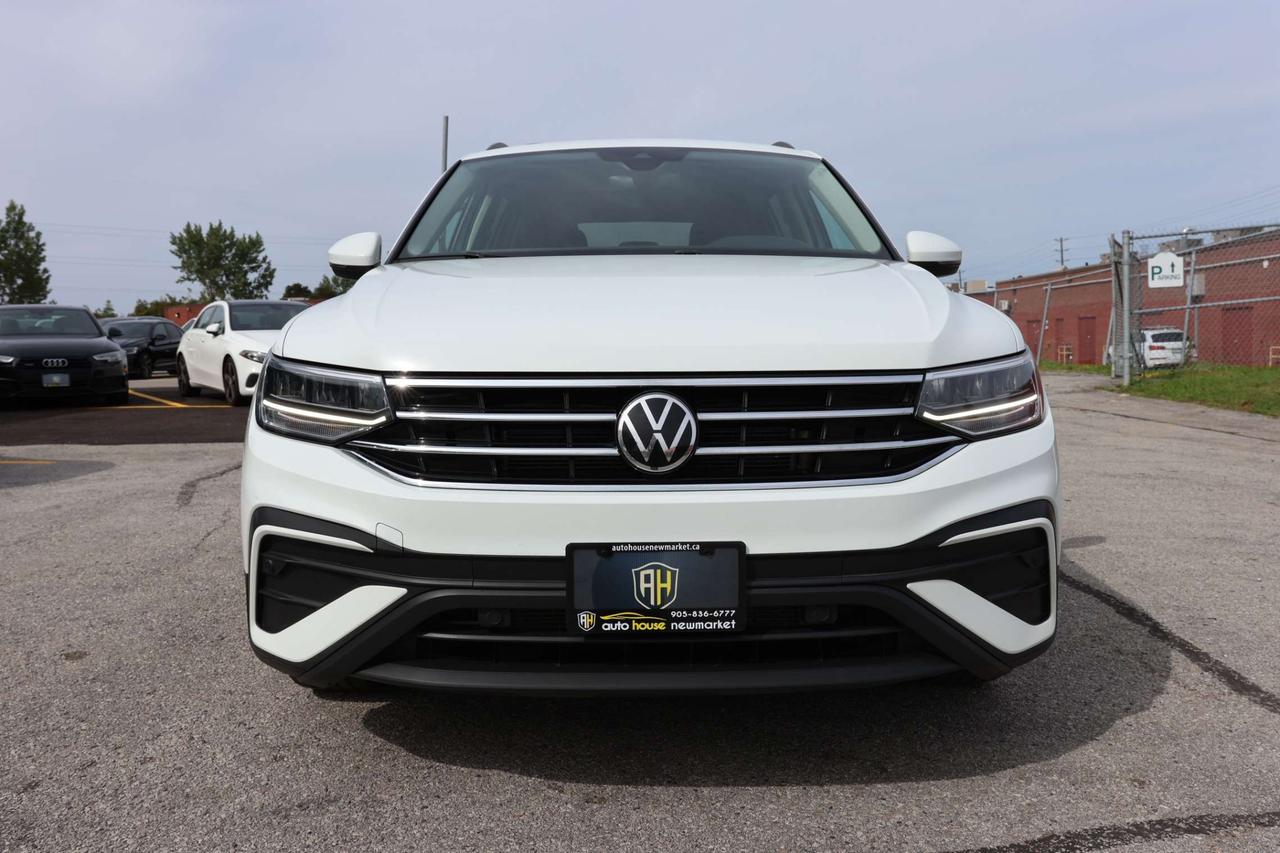 2022 Volkswagen Tiguan COMFORTLINE-4MOTION-7PASS-R STARTER/ADAPTCRUISE/BCAM/BLIS/FCW/LEATHER/H SEATS&STEERING/KEYLESS/CARPLAY/PANOROOF Photo