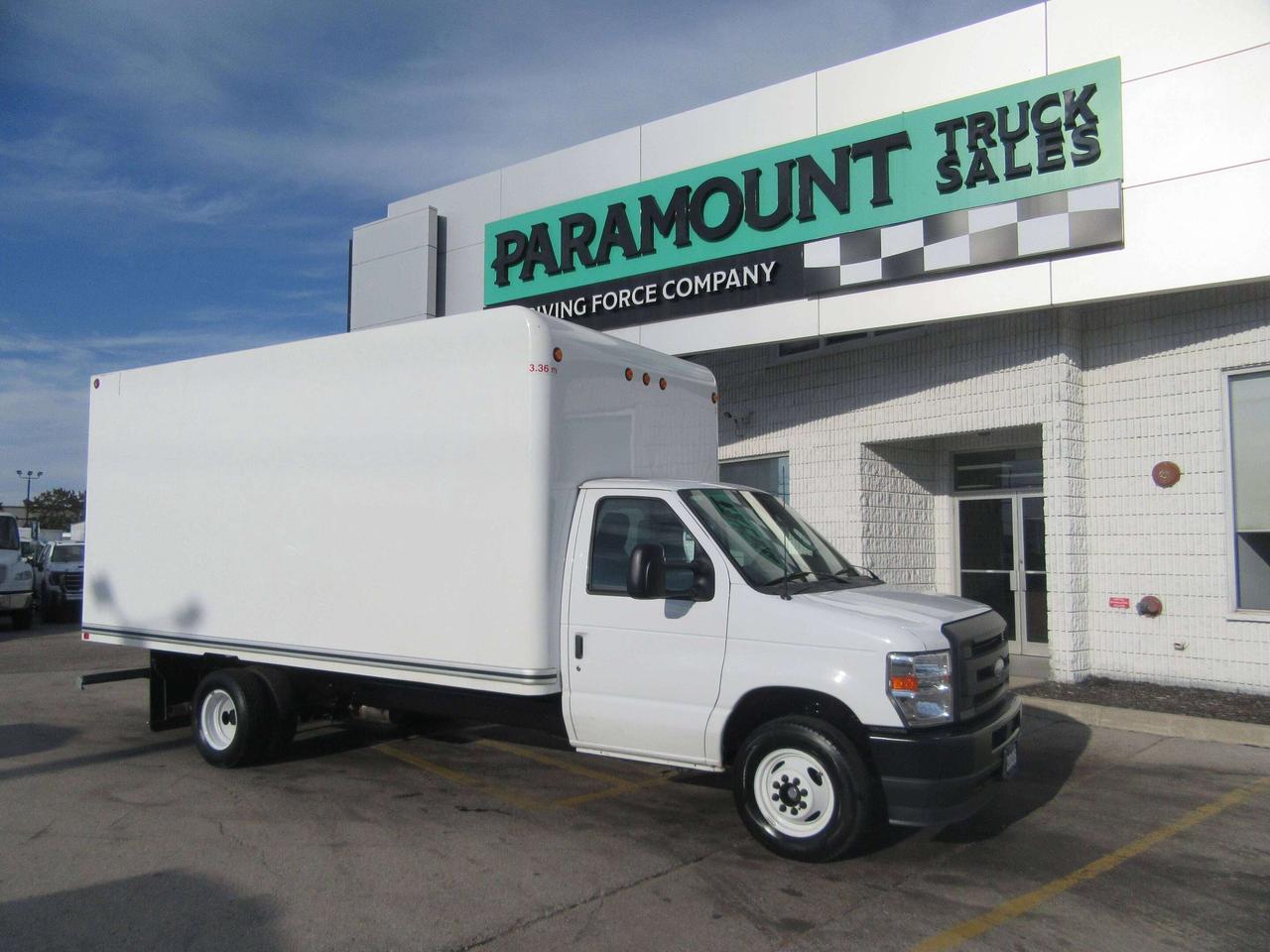 2026 Ford E-450 GAS 16FT HIGH BOX CUBE VAN WITH ROLL OUT RAMP Photo