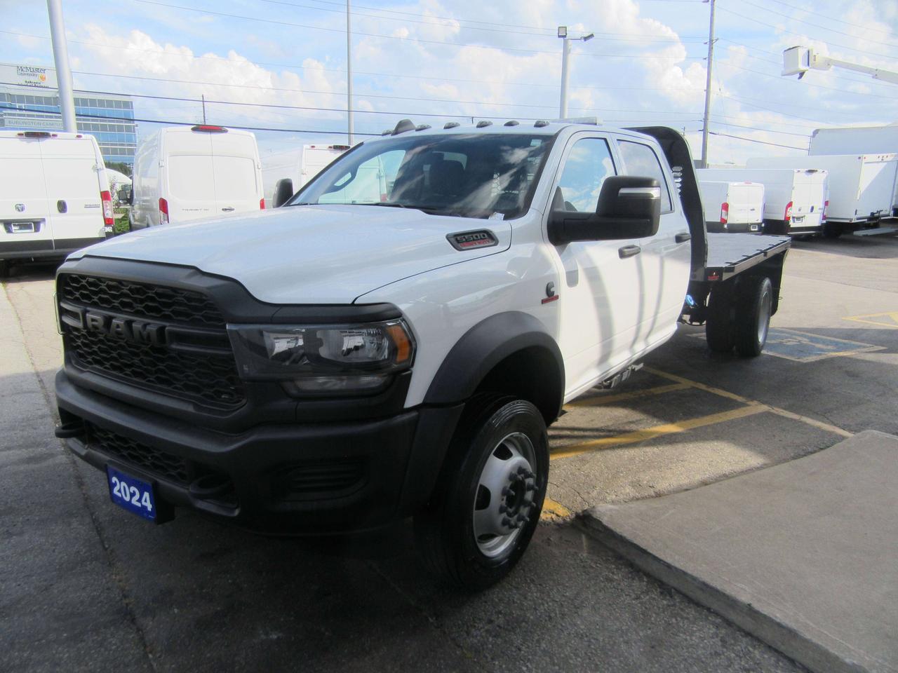 2024 RAM 5500 4X4 DIESEL CREW CAB 12 FT FLAT DECK / GOOSE NECK Photo