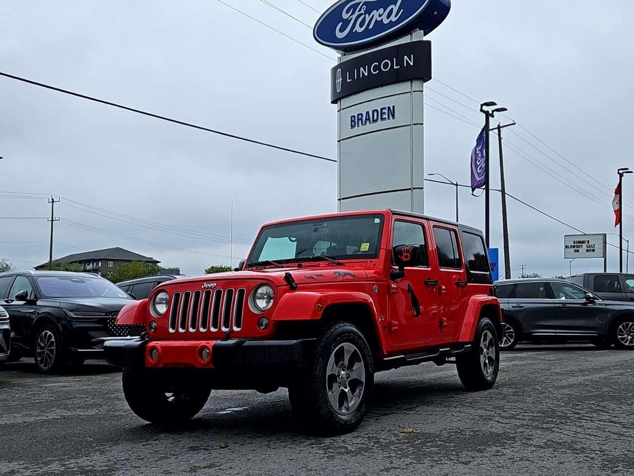 2017 Jeep Wrangler UNLIMITED SAHARA   *** PUBLIC WHOLESALE*** AS IS Photo0