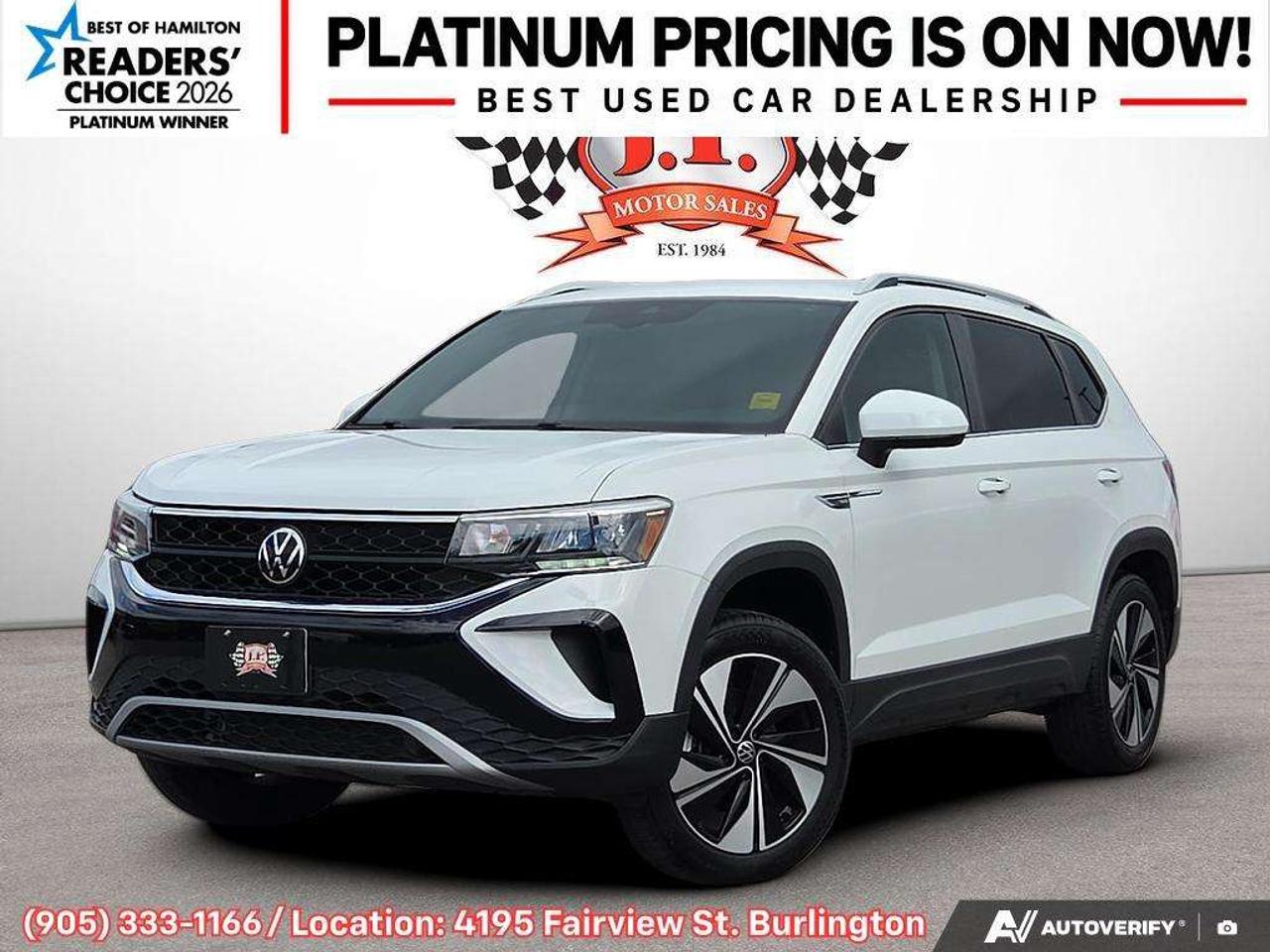 2024 Volkswagen Taos Comfortline Apple CarPlay & Android Auto • Remote Start System • Heated Front Seats • Power Driver Seat • Lane Assist • S Photo