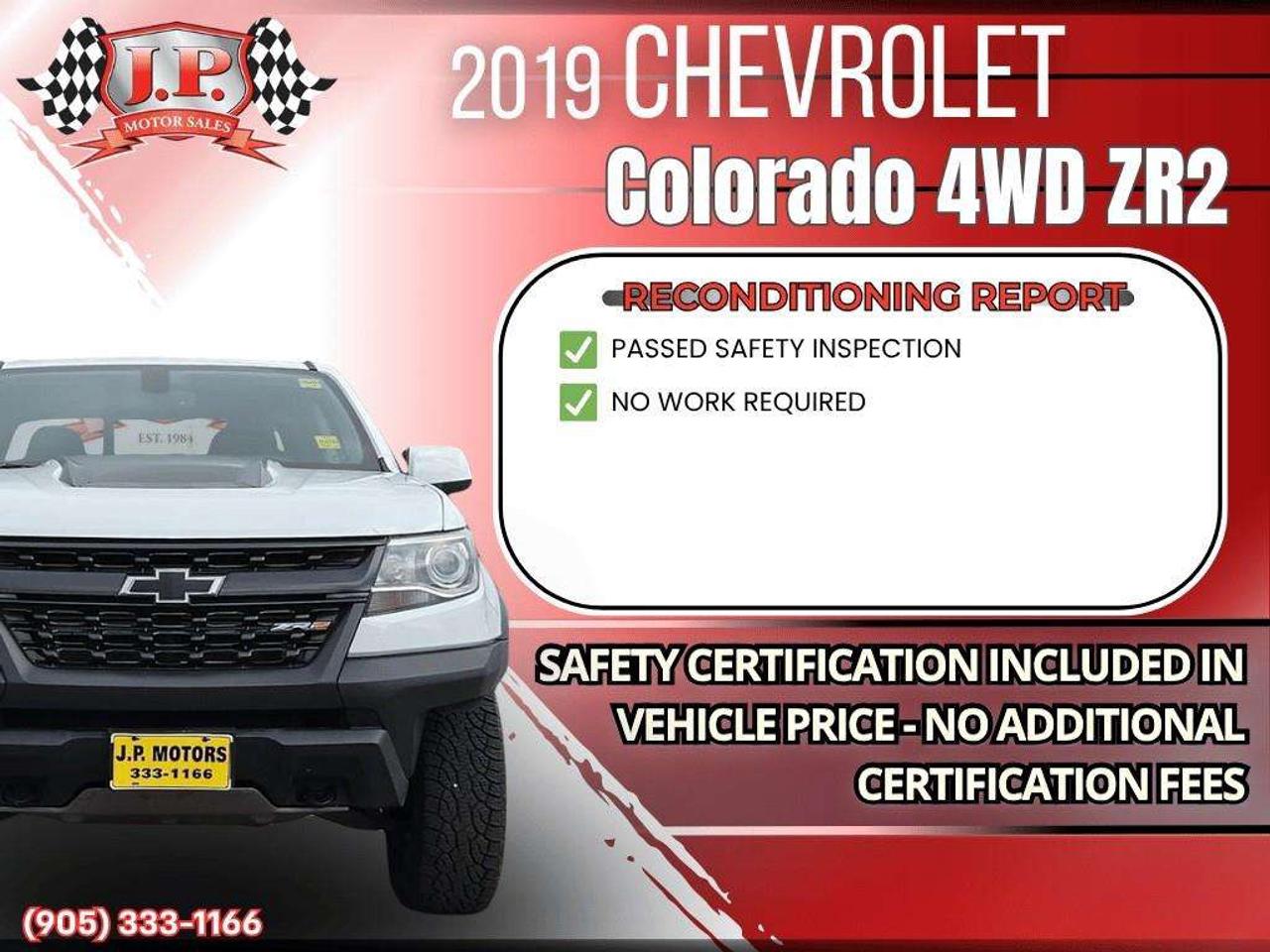 2019 Chevrolet Colorado ZR2 Apple CarPlay & Android Auto • Leather Seating • Remote Start System • Built-In Wi-Fi Hotspot • Heated Front Seats • Photo2