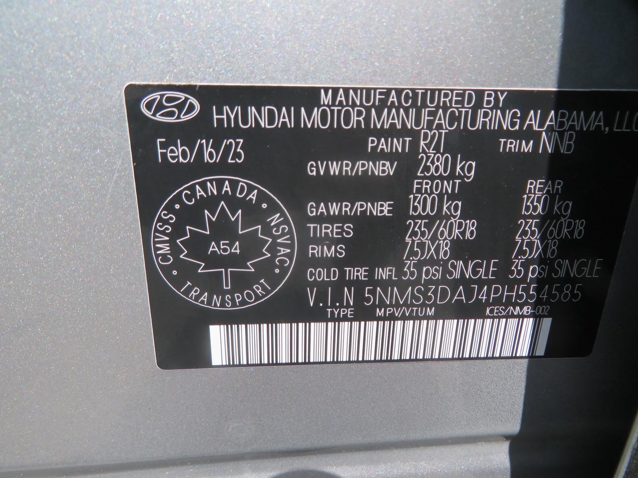 2023 Hyundai Santa Fe Preferred AWD w/Trend Package Photo