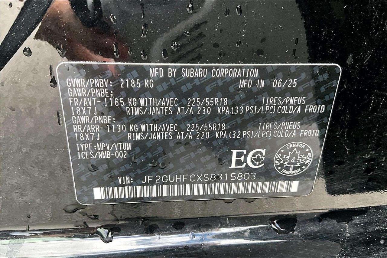 2025 Subaru Crosstrek Onyx   Backup Cam   Blind Spot   Adaptive Cruise Photo