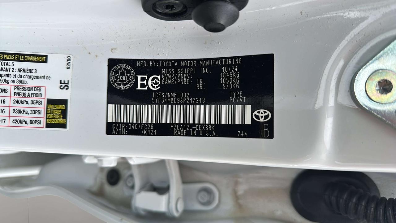2025 Toyota Corolla SE Photo