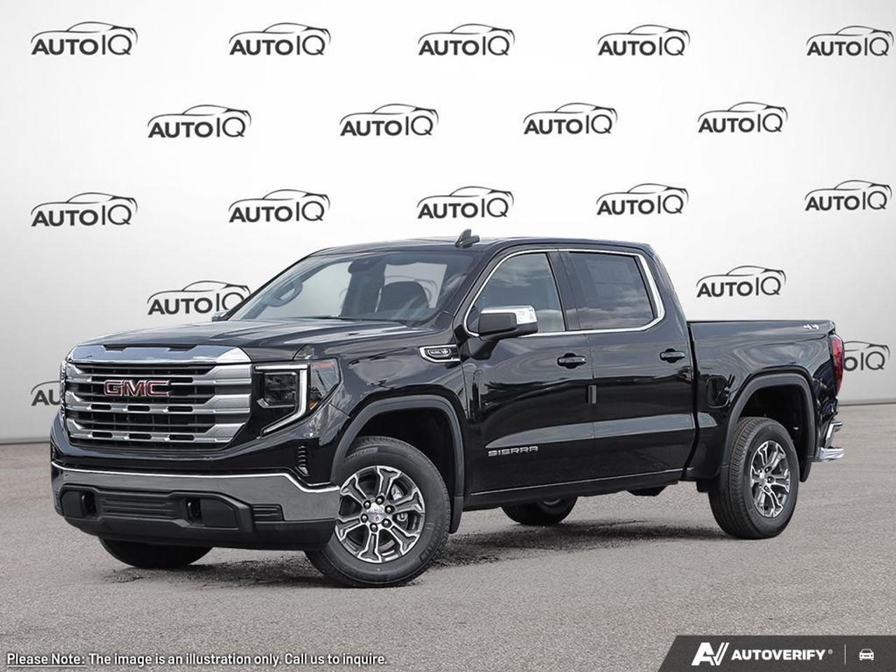 Equipped with $10,710 in factory options. <b>OEM OPTIONS: </b>X31 OFF-ROAD PKG ,  PREF EQUIP GRP ,  DURAMAX 3.0L TURBO-DIESEL ,  10-SPD A/T ,  GVWR 3266 KG (7200 LB) ,  REAR AXLE - 3.23 RATIO ,  SPRAY-ON BEDLINER ,  PREF PKG ,  GMC MULTIPRO TAILGATE ,  BLACK BADGING PKG (DEALER INSTALLED) ,  BLACK NAMEPLATES (DEALER INSTALLED) ,  6 ASSIST STEPS BLACK (DEALER INSTALLED) ,  BLACK GMC EMBLEMS (DEALER INSTALLED) ,  CANADIAN BASE EQUIPMENT<br><br><b>PERFORMANCE & CAPABILITY: </b>Be the first owner of this stunning new <b>2026 GMC Sierra 1500 SLE</b> finished in Onyx Black with a Jet Black, Cloth Seat Trim interior, creating a sleek, powerful, and unified monochrome look. As a powerful Pickup Truck, this Crew Cab configuration offers maximum interior room, ideal for passengers and cargo. Full configuration: 4WD Crew Cab 157 inches SLE. Powered by a responsive <b>3.0L 6cyl</b> engine paired with a smooth <b>8 Speed Automatic</b> and a confident <b>4x4</b> system.<br><br><b>PROFILE & PEDIGREE: </b><br> - <b>Shop with Confidence:</b> Over <b>26</b> high-resolution photos are online for you to view every detail.<br><br><b>MODEL REVIEWS: </b>Recognized for its professional-grade capability, innovative features like the MultiPro tailgate, and comfortable ride. Equipped with a true <b>4x4 system</b>, this vehicle is ready for serious adventure, offering superior off-road capability.<br>The powerful <b>Diesel</b> engine is built for strength, offering immense torque for heavy towing and exceptional fuel efficiency.<br>Powered by a smooth and responsive <b>3.0L 6cyl</b>, delivering ample power for merging and passing. Equipped with an <b>8-Speed Automatic</b> transmission, this vehicle offers a perfect balance of smooth performance and decisive power delivery.<br><br><b>EQUIPMENT: </b><br><b>Safety & Driver Assistance:</b> PANIC ALARM, TRACTION CONTROL, ABS BRAKES, BRAKE ASSIST, DUAL FRONT IMPACT AIRBAGS, DUAL FRONT SIDE IMPACT AIRBAGS<br><b>Comfort & Convenience:</b> ILLUMINATED ENTRY, PASSENGER VANITY MIRROR, REMOTE KEYLESS ENTRY, HEATED STEERING WHEEL, OVERHEAD CONSOLE, POWER WINDOWS<br><b>Technology & Entertainment:</b> TRIP COMPUTER, RADIO DATA SYSTEM, NAVIGATION SYSTEM, TACHOMETER, COMPASS, OUTSIDE TEMPERATURE DISPLAY<br><b>Performance & Capability:</b> TRAILER SWAY CONTROL, TRAILER HITCH, FRONT ANTI-ROLL BAR, FRONT WHEEL INDEPENDENT SUSPENSION, SPEED-SENSING STEERING, X31 OFF-ROAD PKG<br><b>Exterior & Styling:</b> ALLOY WHEELS, REAR STEP BUMPER, DELAY-OFF HEADLIGHTS, FULLY AUTOMATIC HEADLIGHTS, PERIMETER/APPROACH LIGHTS, AUTO HIGH-BEAM HEADLIGHTS<br><br><b>Ready to experience this GMC Sierra 1500?</b> Visit us for a test drive today!<br><br>