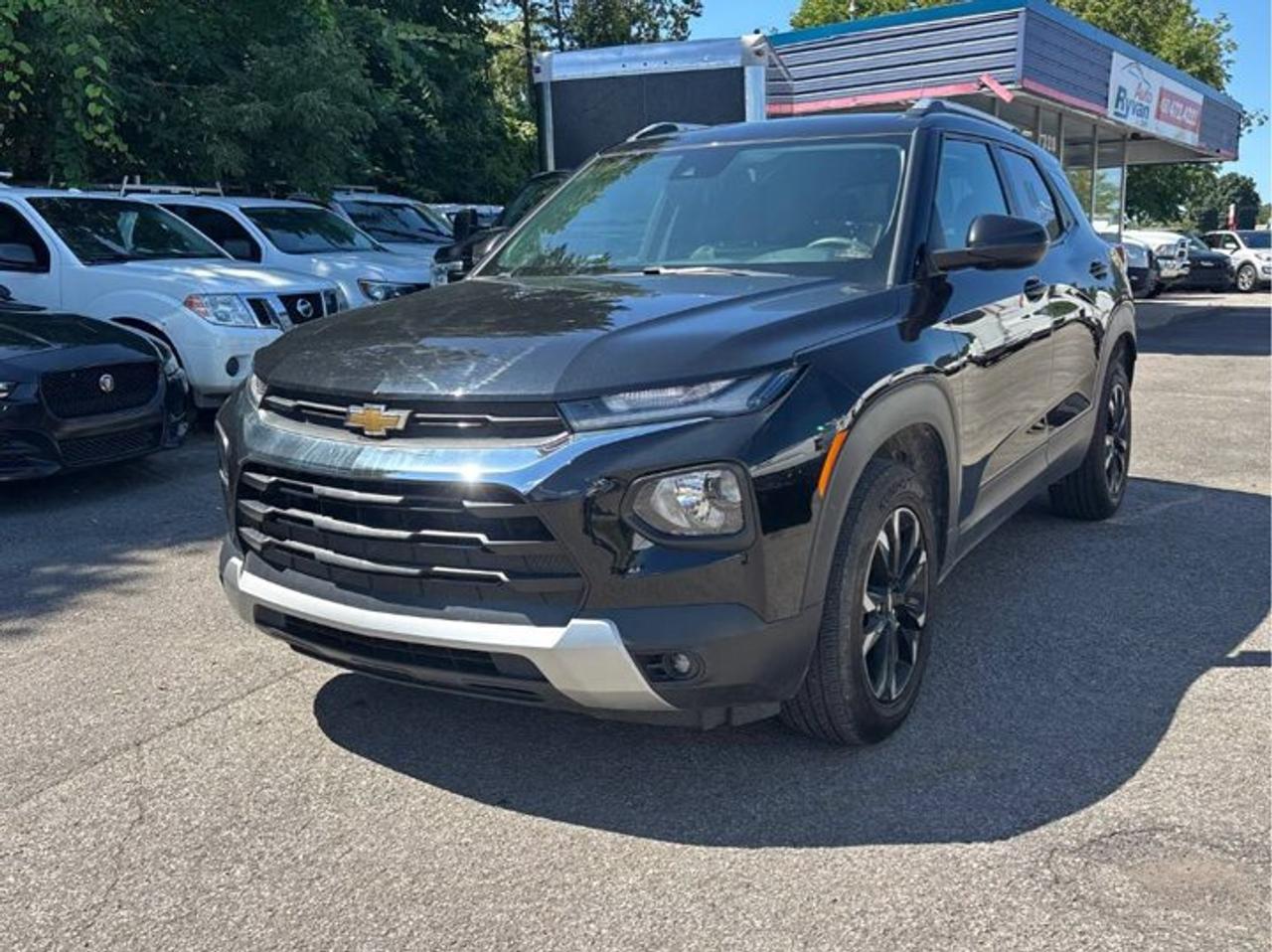 Look at this certified 2021 Chevrolet Trailblazer LT AWD | Heated Seats | CarPlay + Android | Remote Start | Blind Spot | Rear Cam | and More !. Its Automatic transmission and 1.3L engine will keep you going. This Chevrolet Trailblazer features the following options: Reverse Camera, Remote Start, Air Conditioning, Heated Seats, Tilt Steering Wheel, Steering Radio Controls, Power Windows, Power Locks, Traction Control, and Power Mirrors. See it for yourself at Mark Wilsons Better Used Cars, 5055 Whitelaw Road, Guelph, ON N1H 6J4.MASSIVE SELECTION: 500+ vehicles in ONE LOCATION, all Live Market Priced for the best value!STRAIGHTFORWARD & TRANSPARENT PRICING: Our Advertised Price INCLUDES:Safety Certification! (No separate certification fee upcharge).FREE Carfax History Report!NO upcharge for paying cash!CONFIDENCE & PEACE OF MIND: 30-Day/3,000 km Warranty INCLUDED! Plus a 5-Day Exchange Privilege!*EASY FINANCING: Better-than-bank rates, $0 Down, and 3 Months No Payments available OAC. BAD CREDIT APPROVED HERE!WE BUY CARS: Get Top Dollar for your trade, or sell us your vehicle for CASH even if you dont buy ours!www.shopwilsons.comAn Honest, Transparent Buying Experience. Trusted in business since 1961!(Cash Prices Exclude HST and Licensing Fees only.)
