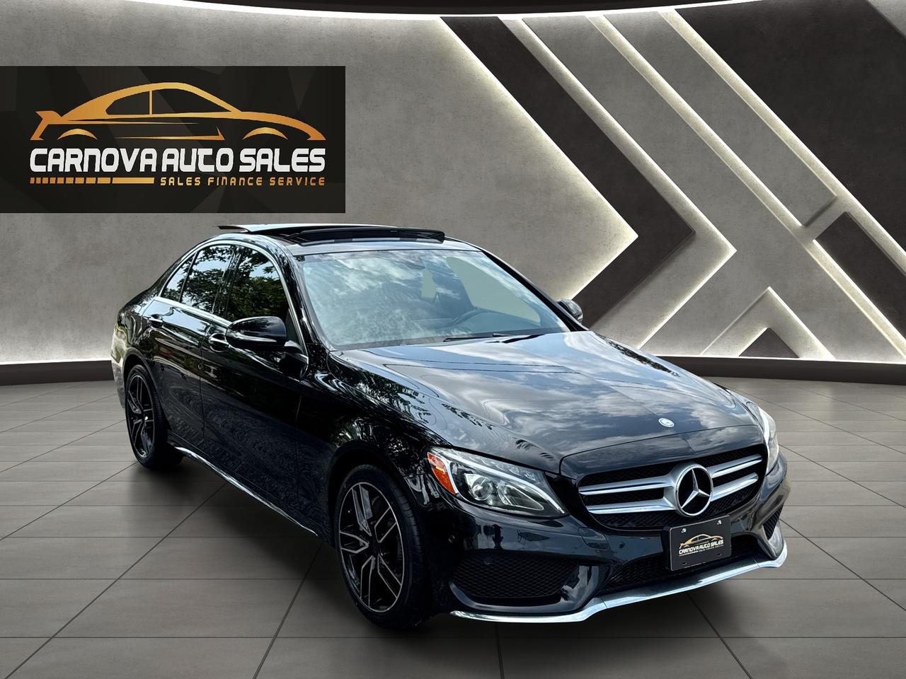 2015 Mercedes-Benz C-Class C300 4MATIC+CLEAN CARFAX+GPS+Camera+Heated Seats Photo