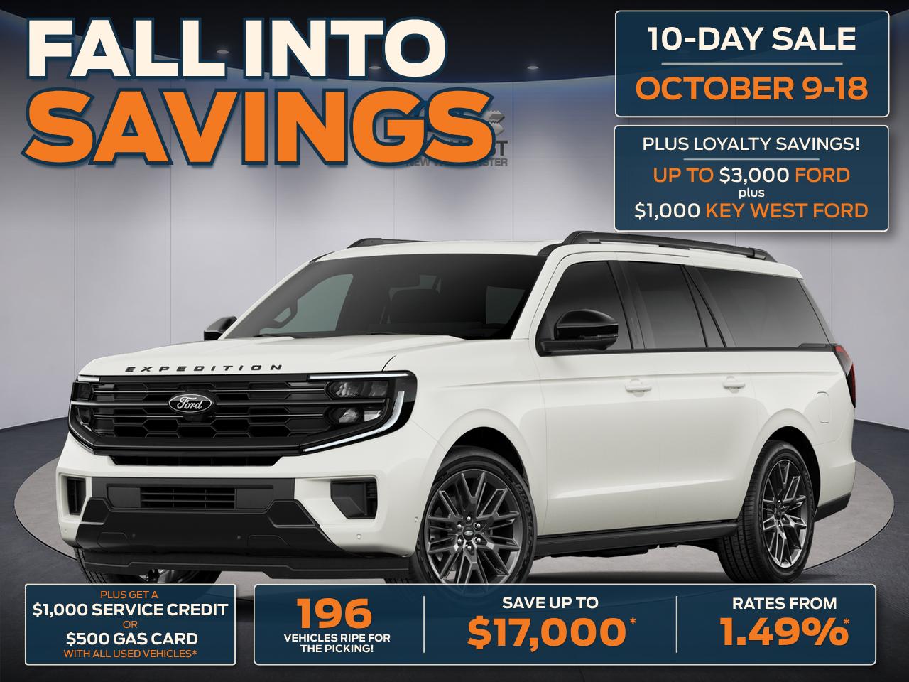 Star White Metallic Tri-Coat 2027 Ford Expedition SUV / Crossover Four-Wheel Drive Automatic